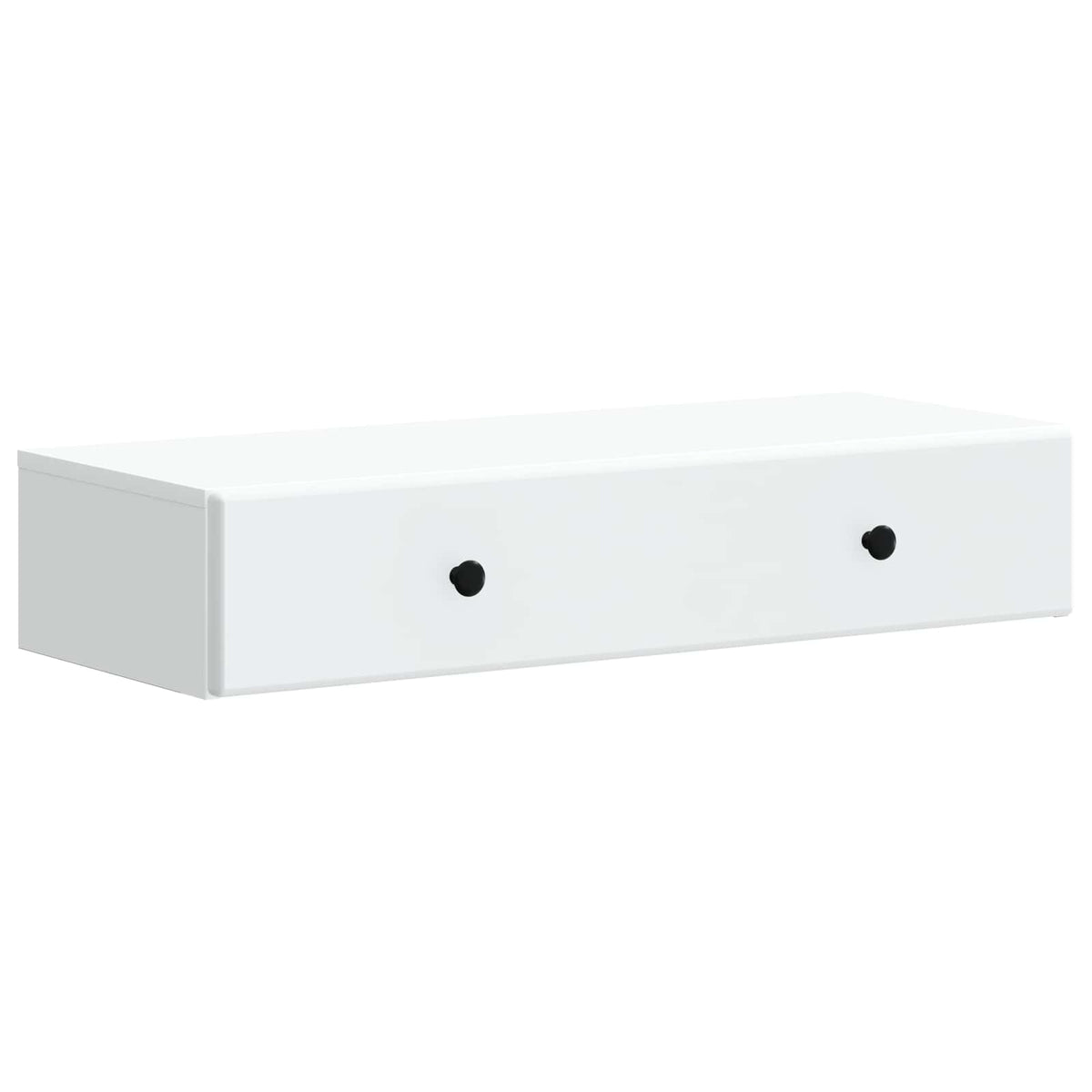 Wall-Mounted Side Table Wall-mounted White 87.5 x 34.5 x 17 cm