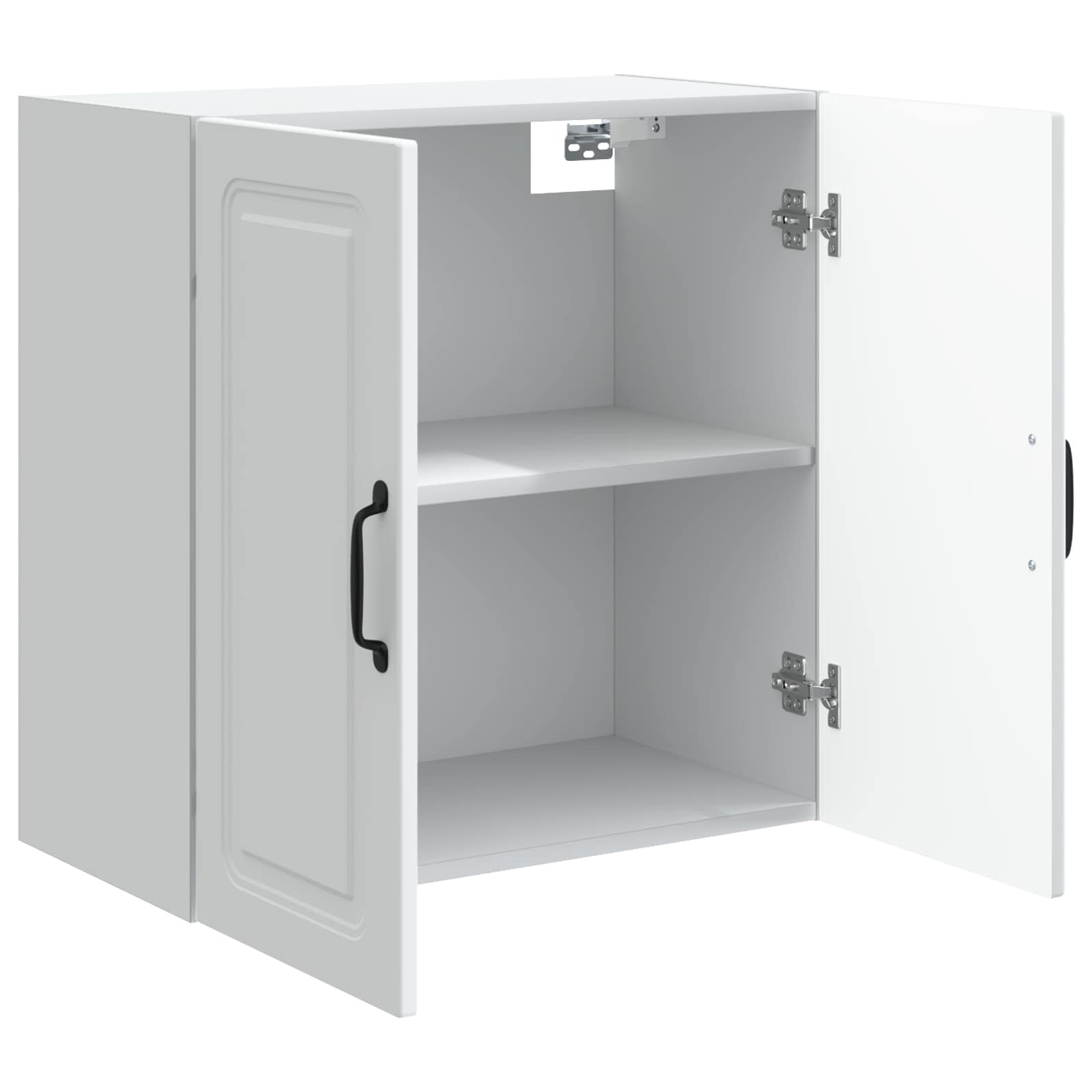 Wall-Mounted Cabinet White 59 x 31 x 60 cm Engineered Wood
