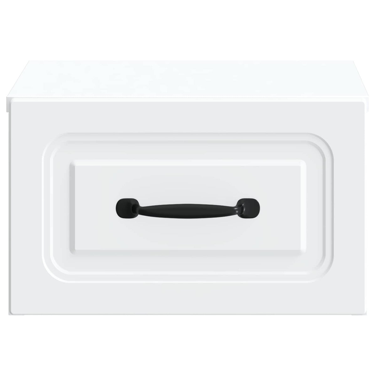 Wall-Mounted Bedside Cabinet White 34.5 x 33 x 20 cm