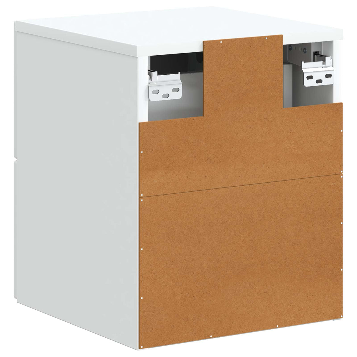 Wall-Mounted Bedside Cabinet White 34.5 x 33 x 40 cm