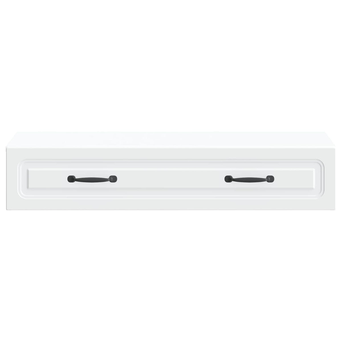 Wall-Mounted Side Table Wall-mounted White 87.5 x 34.5 x 17 cm