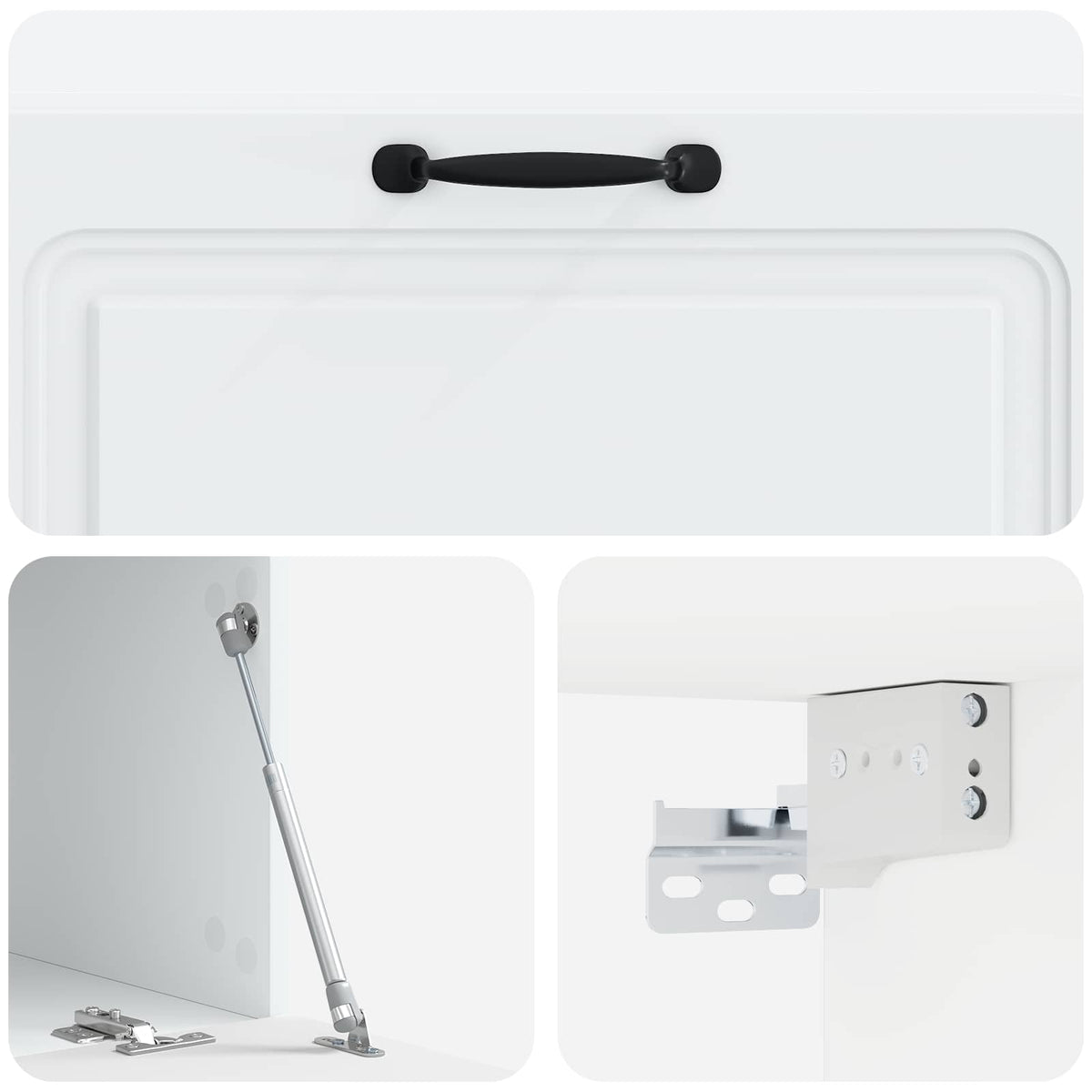 Wall-Mounted TV Cabinet White 98 x 41 x 30 cm Engineered Wood