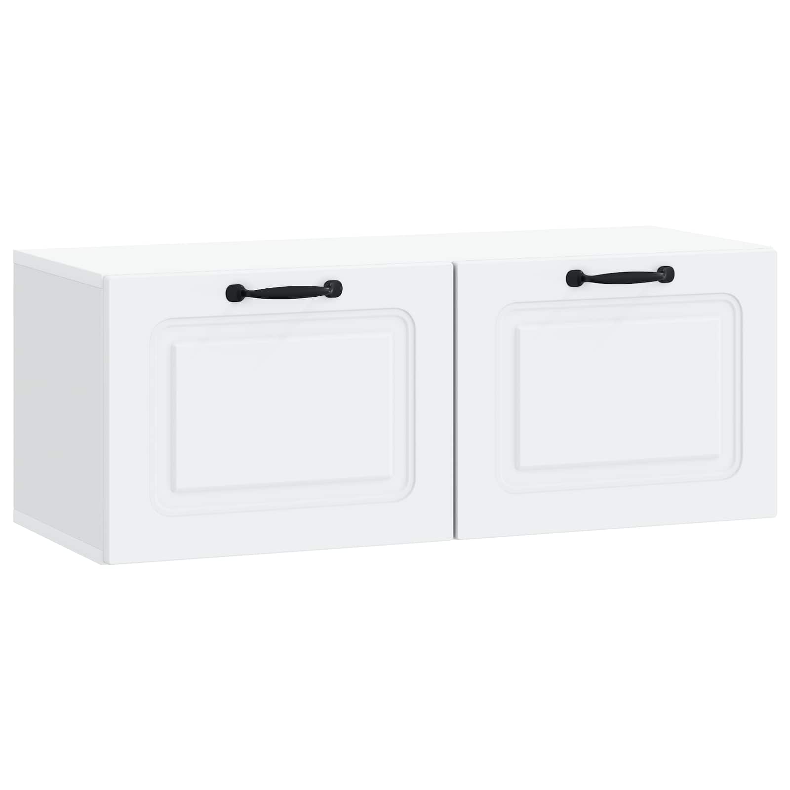 Wall-Mounted TV Cabinet White 78.5 x 31 x 30 cm Engineered Wood