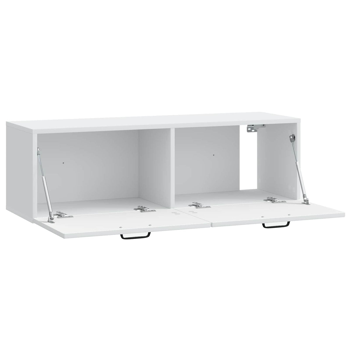 Wall-Mounted TV Cabinet White 98 x 31 x 30 cm Engineered Wood