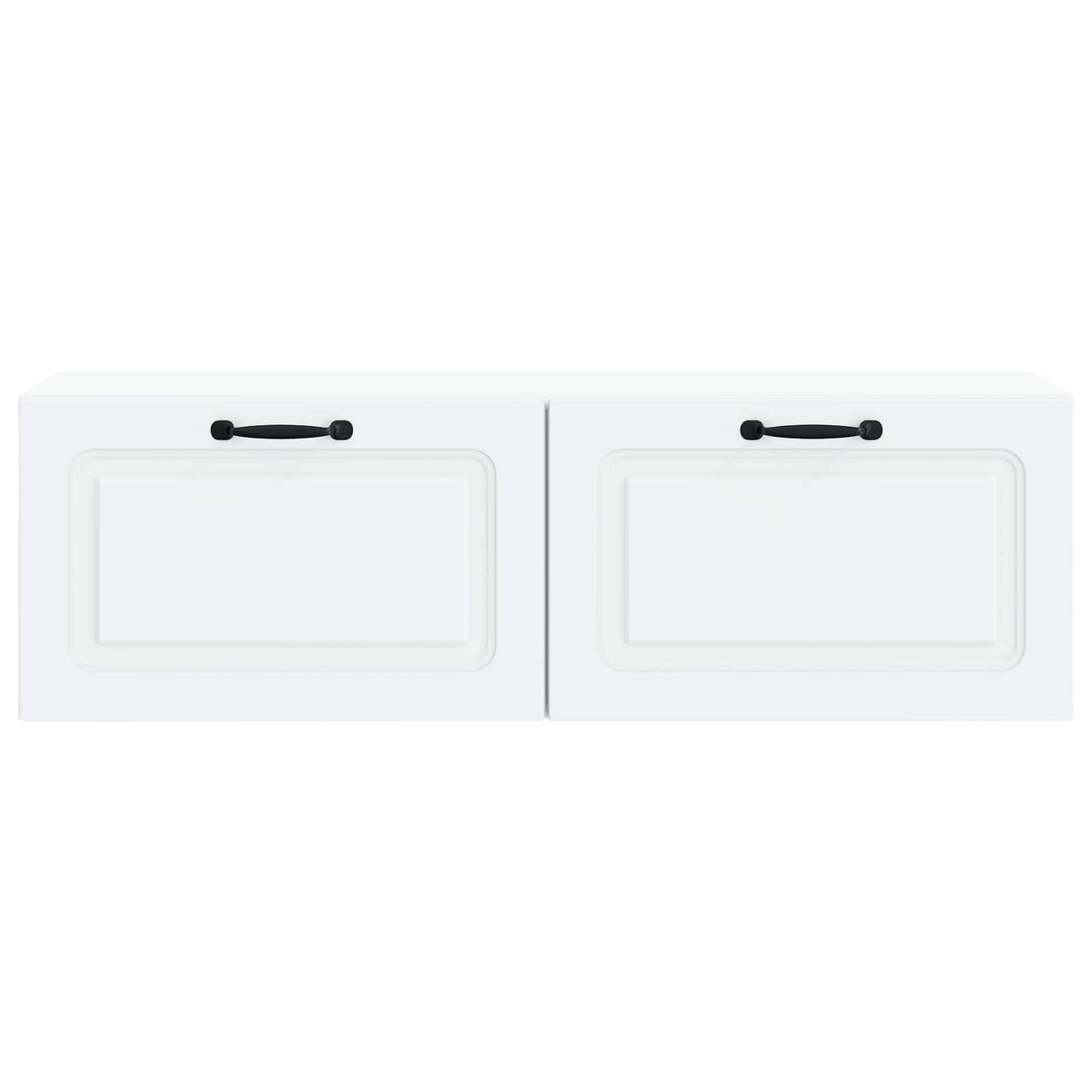 Wall-Mounted TV Cabinet White 98 x 31 x 30 cm Engineered Wood