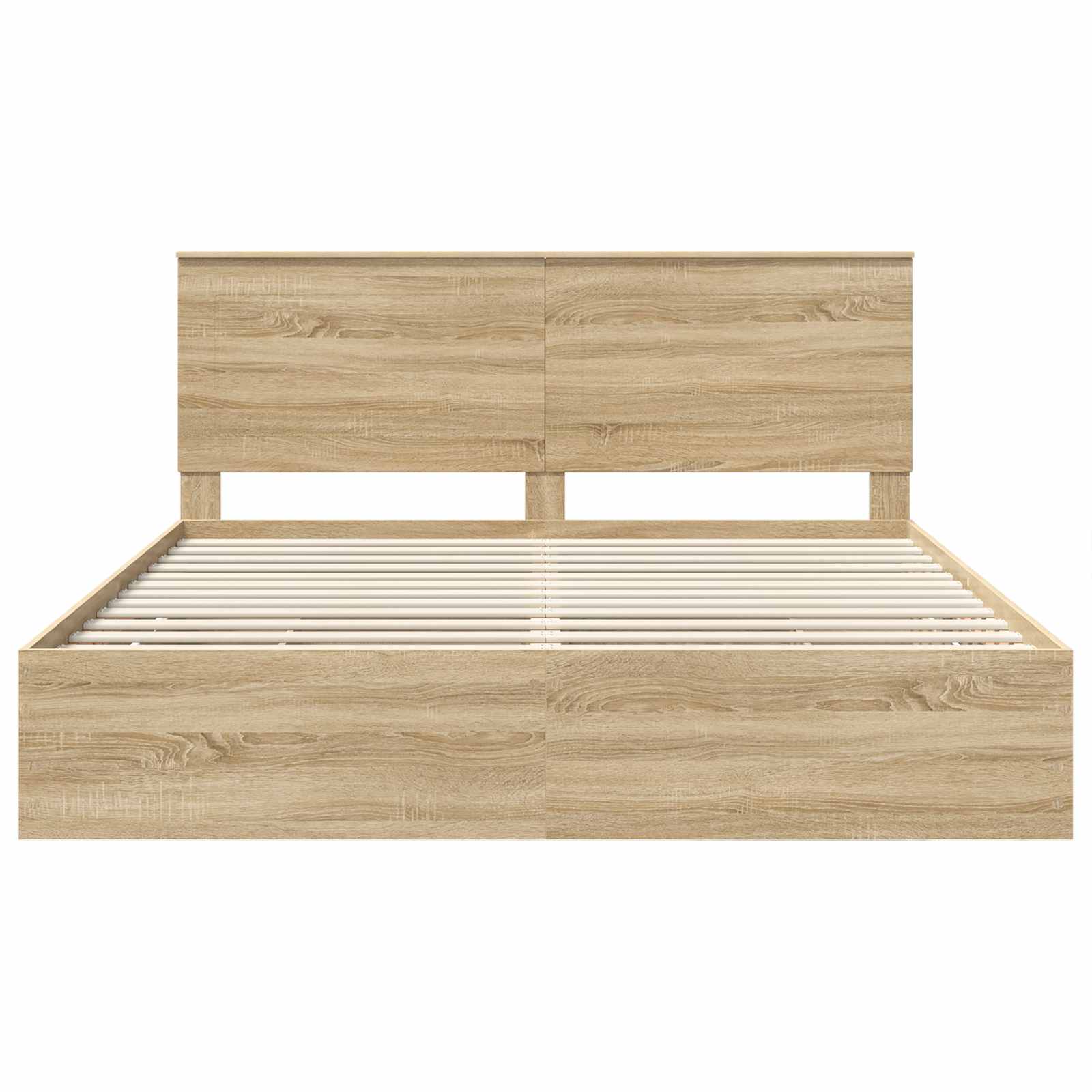 Bed Frame with Drawer Sonoma Oak 180 x 200 cm Engineered Wood