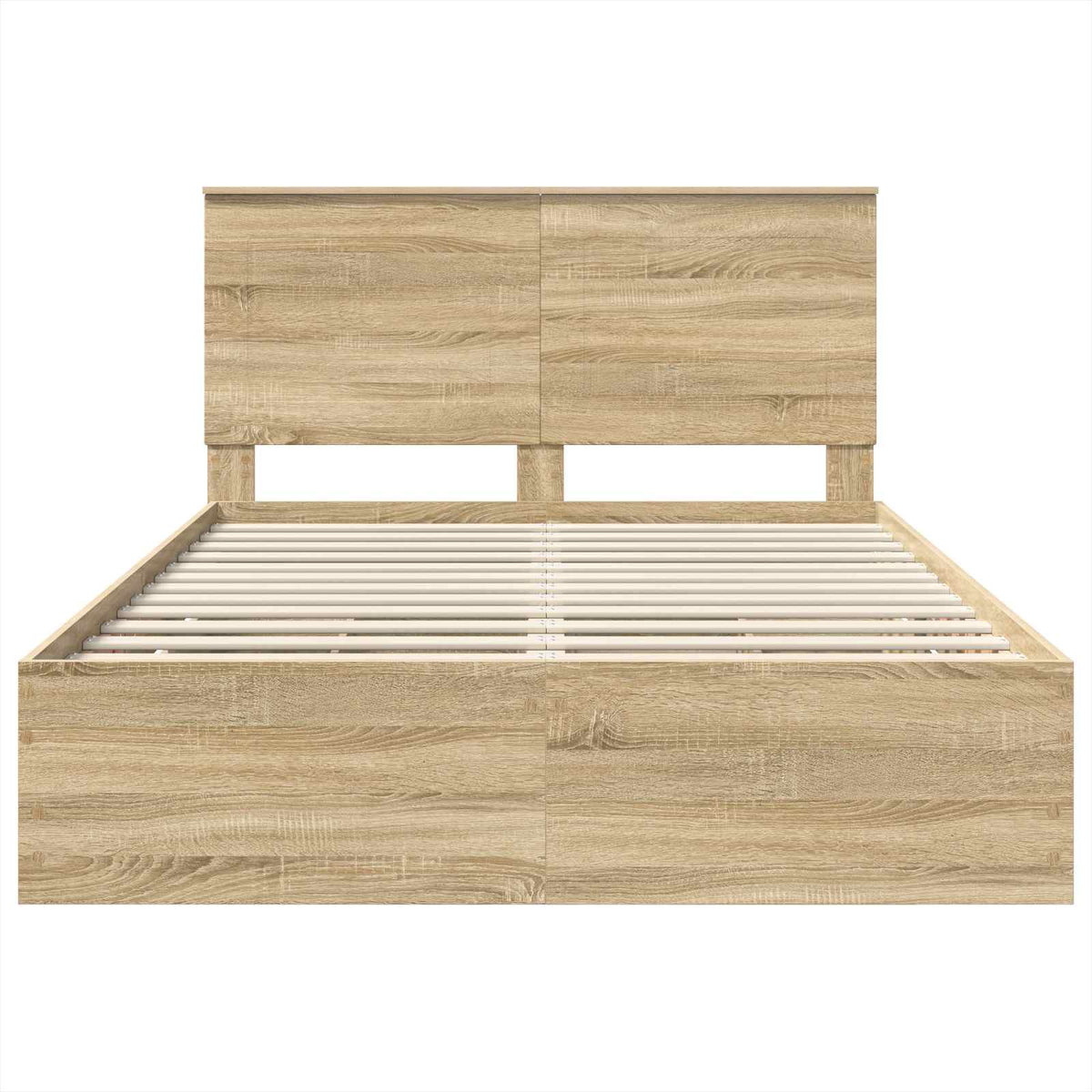 Bed Frame with Drawer Sonoma Oak 150 x 200 cm Engineered Wood