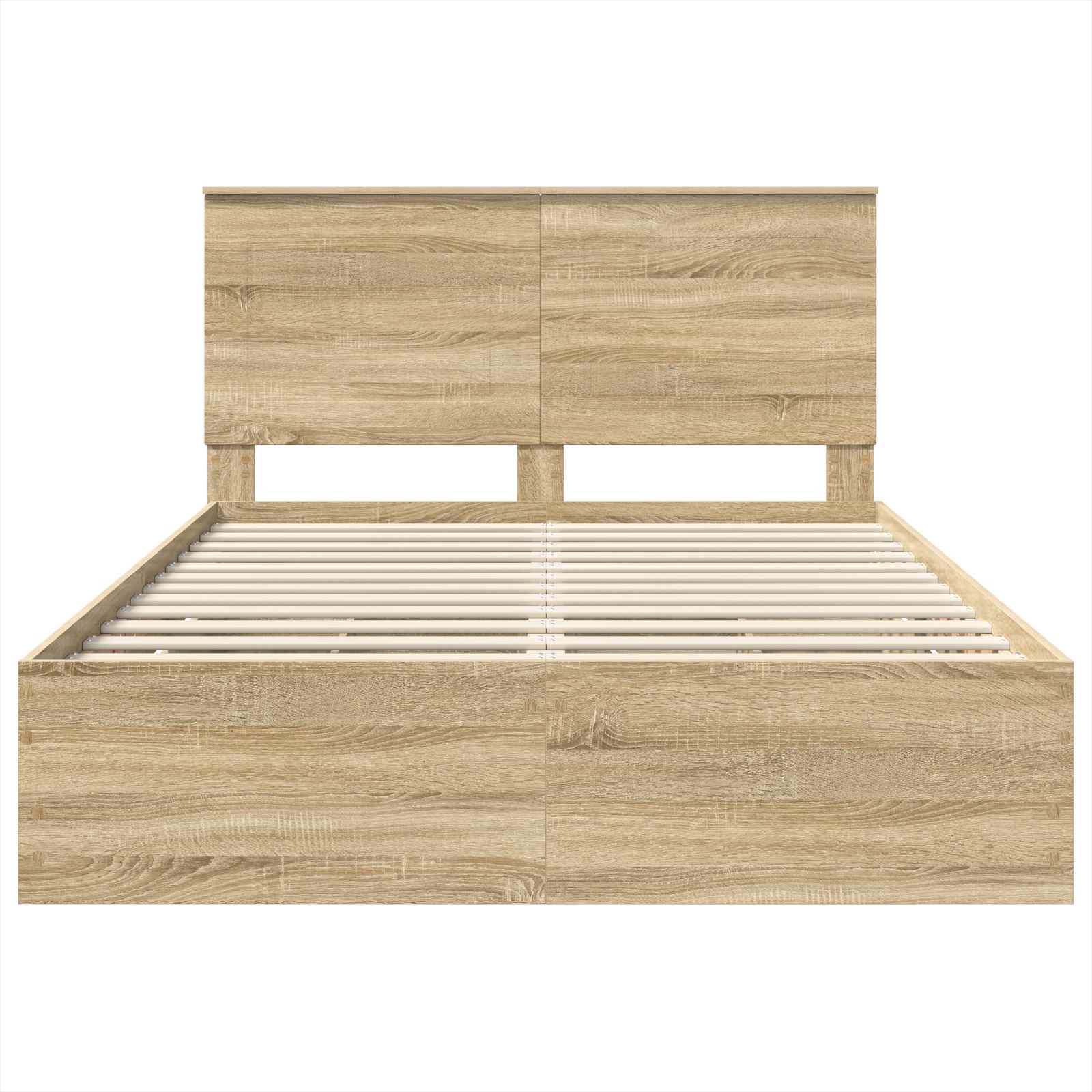 Bed Frame with Drawer Sonoma Oak 150 x 200 cm Engineered Wood