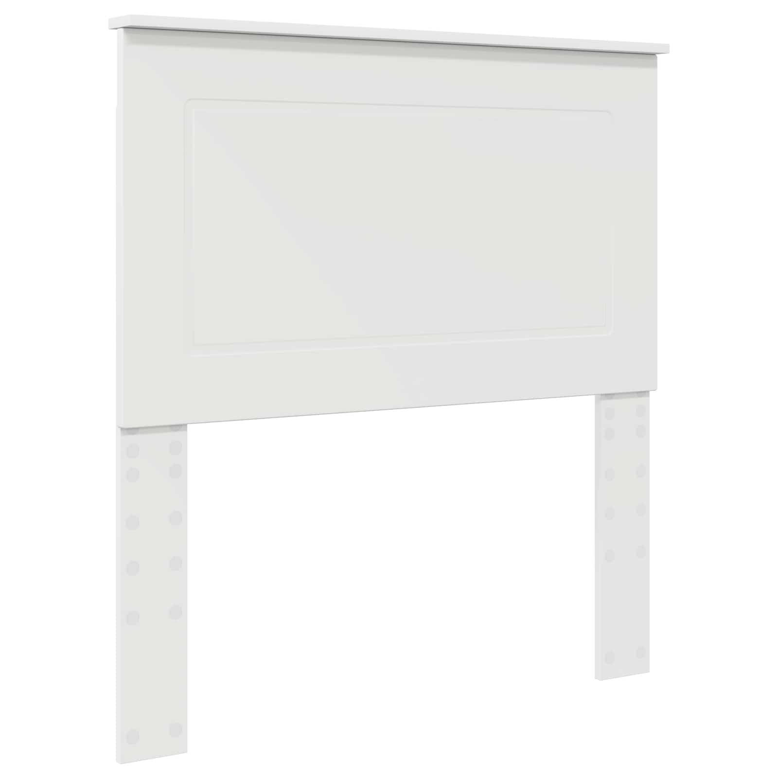 Storage Bed with Headboard White 90 x 190 cm Engineered Wood