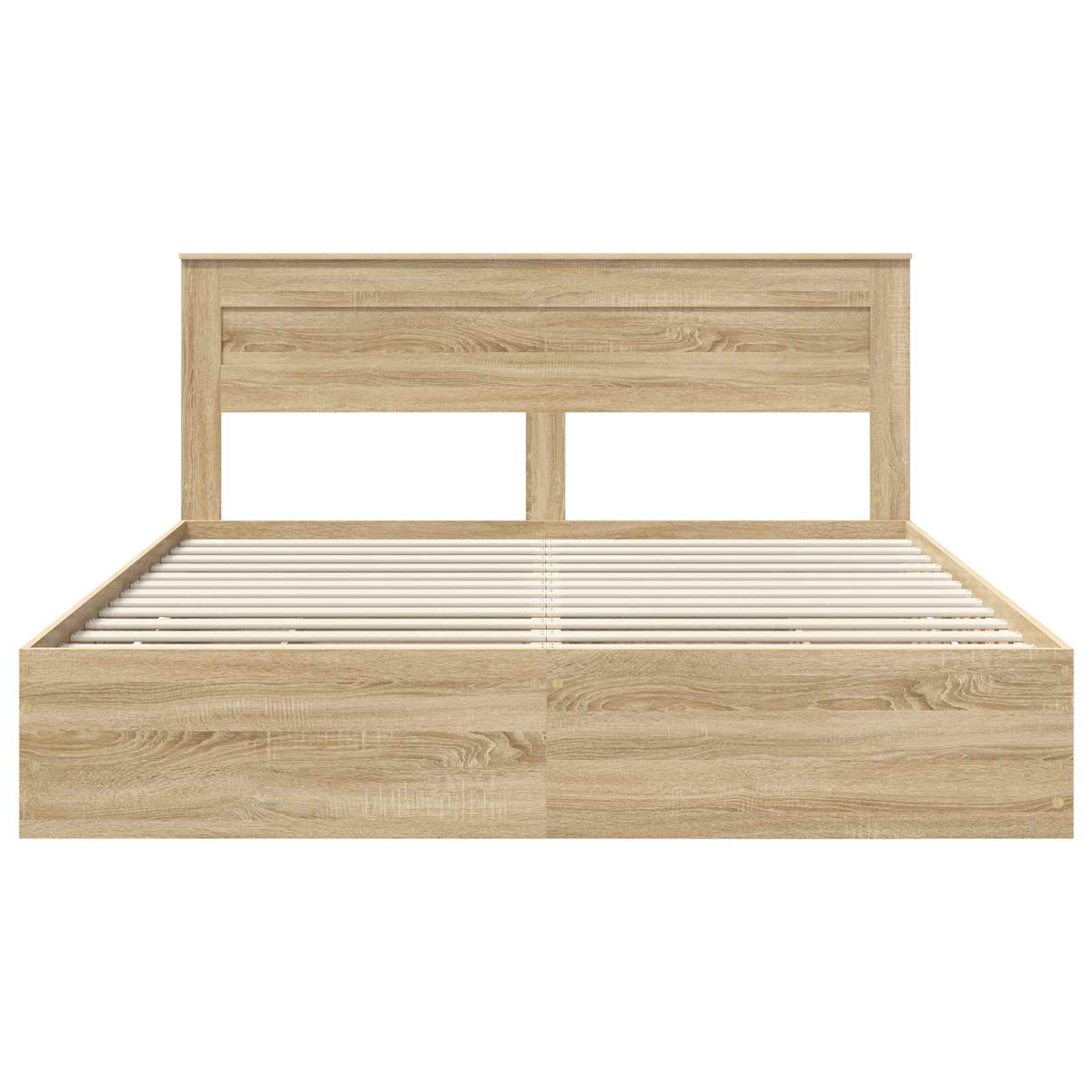 Bed Frame with Drawer Sonoma Oak 180 x 200 cm Engineered Wood
