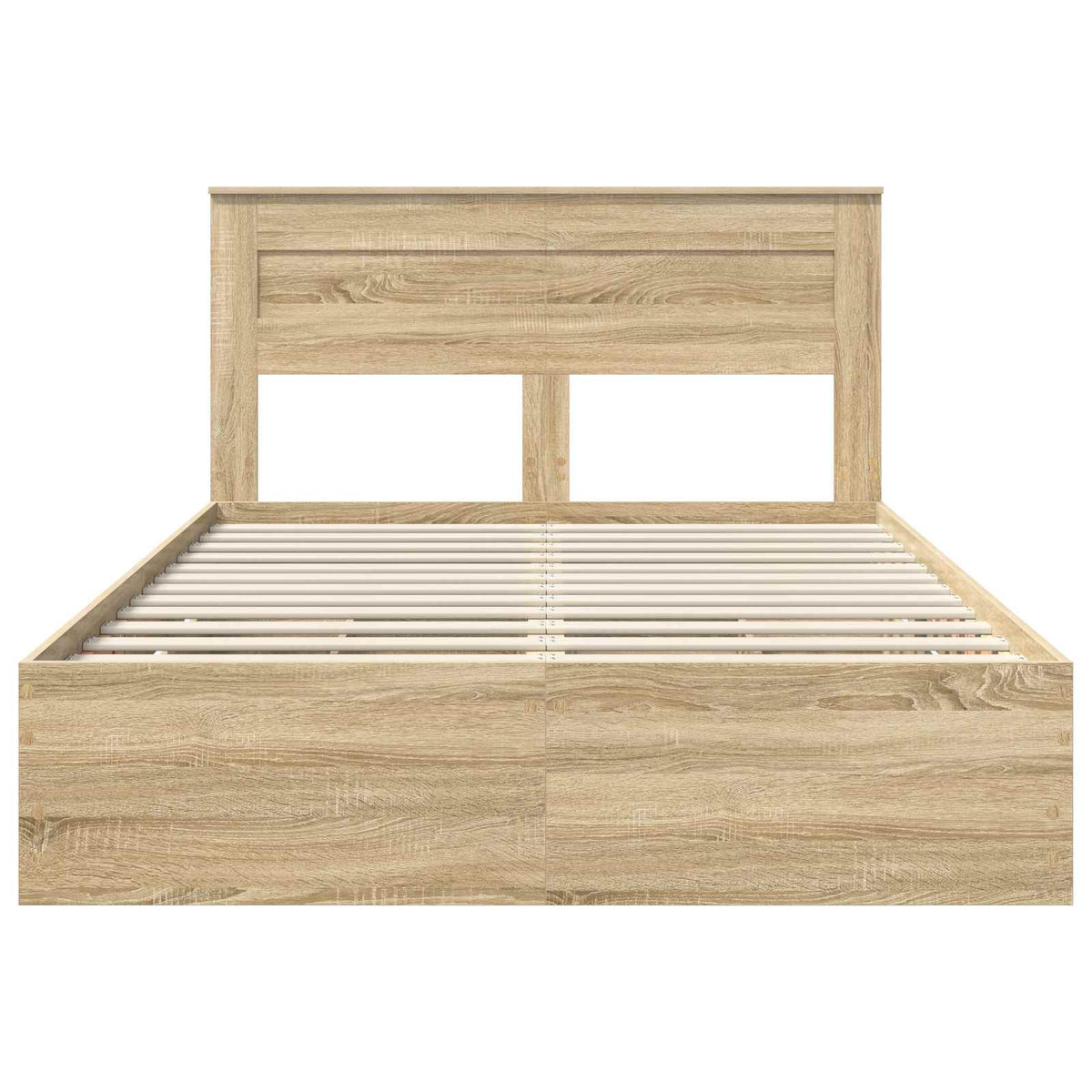 Bed Frame with Drawer Sonoma Oak 150 x 200 cm Engineered Wood