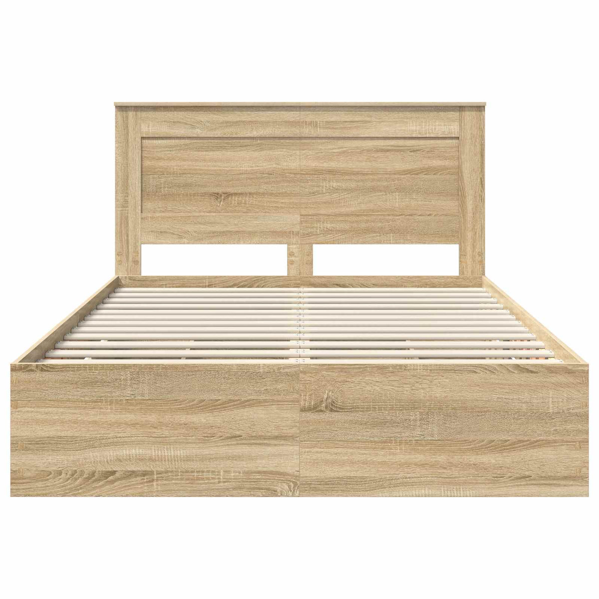Bed Frame with Drawer Sonoma Oak 150 x 200 cm Engineered Wood