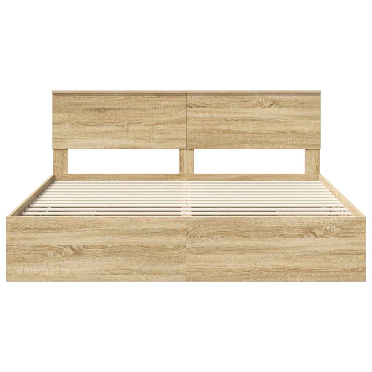 Bed Frame with Drawer Sonoma Oak 180 x 200 cm Engineered Wood