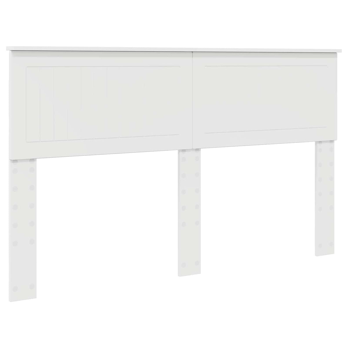 Storage Bed with Headboard White 150 x 200 cm Engineered Wood