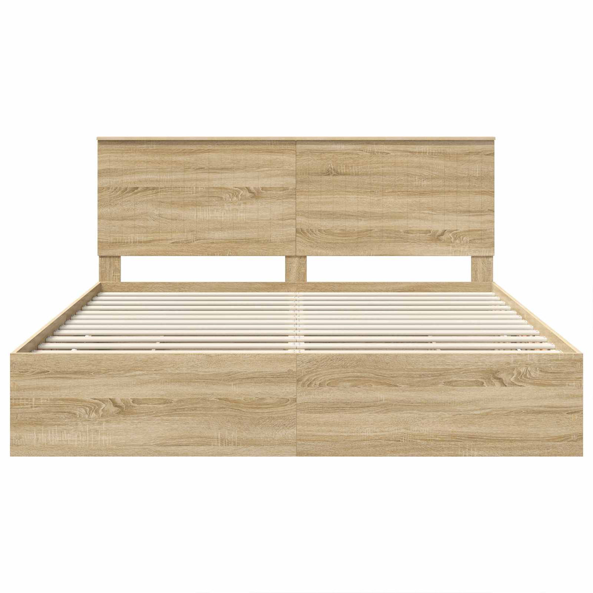 Bed Frame with Drawer Sonoma Oak 180 x 200 cm Engineered Wood