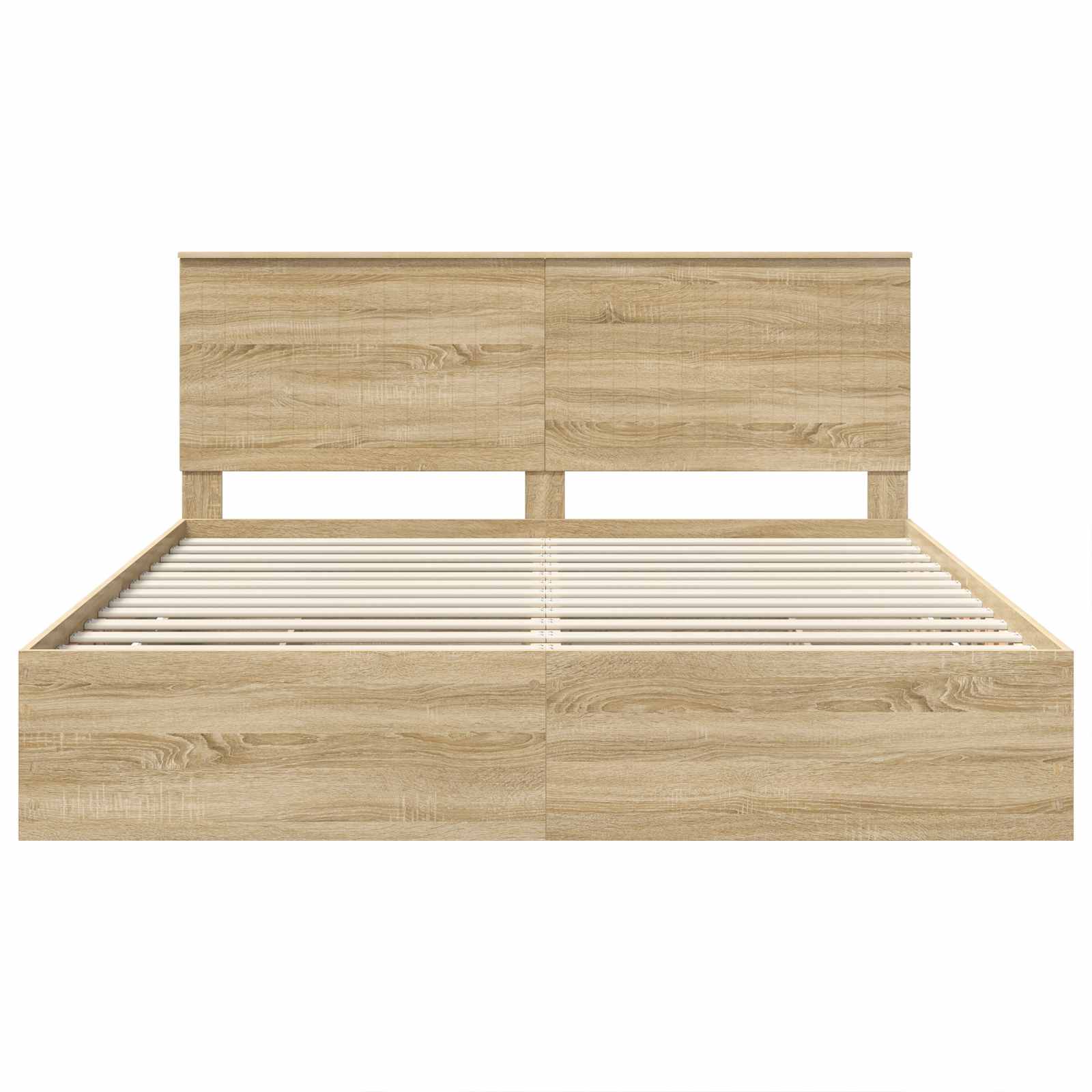 Bed Frame with Drawer Sonoma Oak 180 x 200 cm Engineered Wood
