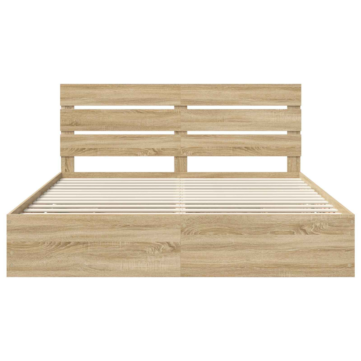 Bed Frame with Drawer Sonoma Oak 180 x 200 cm Engineered Wood