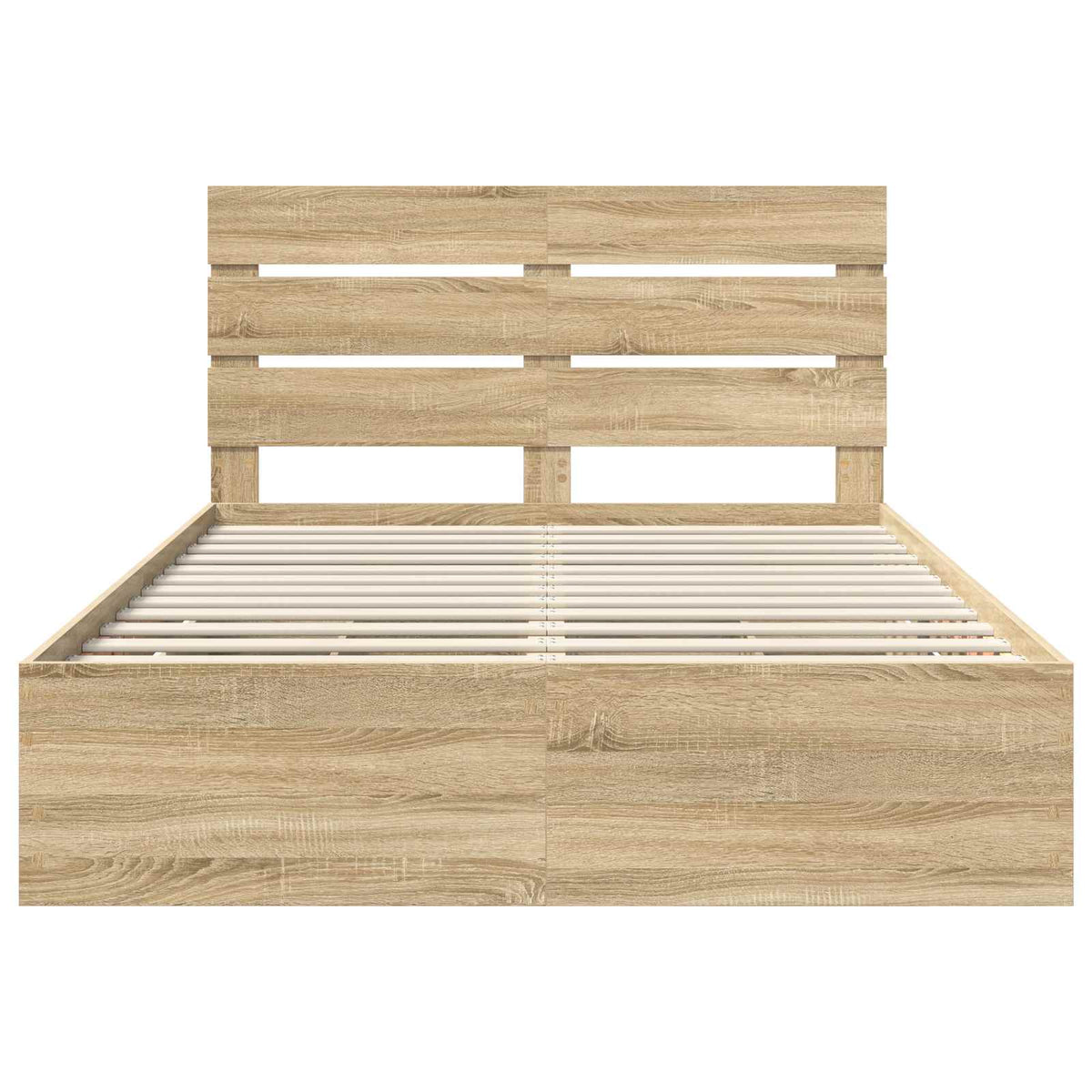 Bed Frame with Drawer Sonoma Oak 150 x 200 cm Engineered Wood