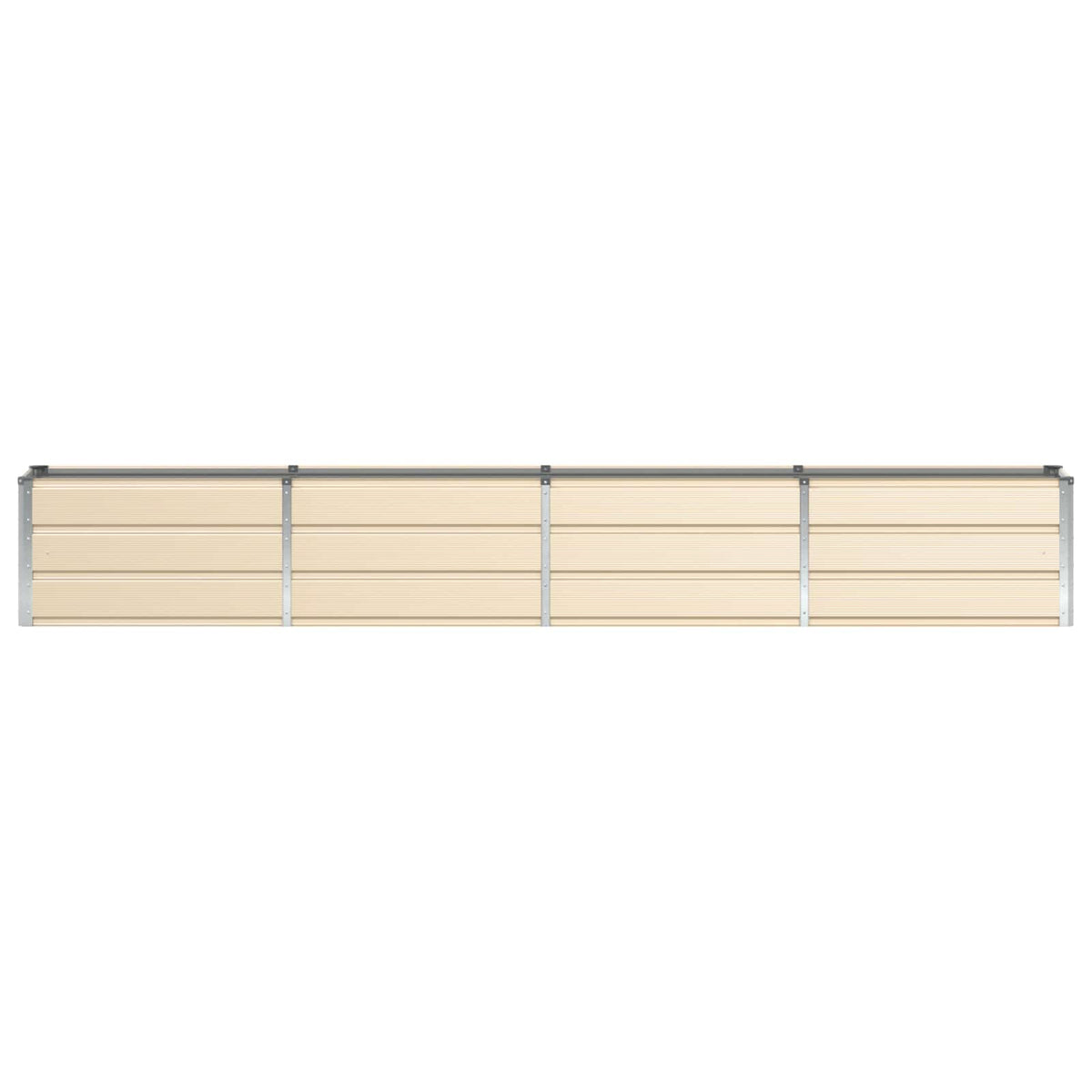 Planter Ivory 320 x 40 x 45 cm Steel