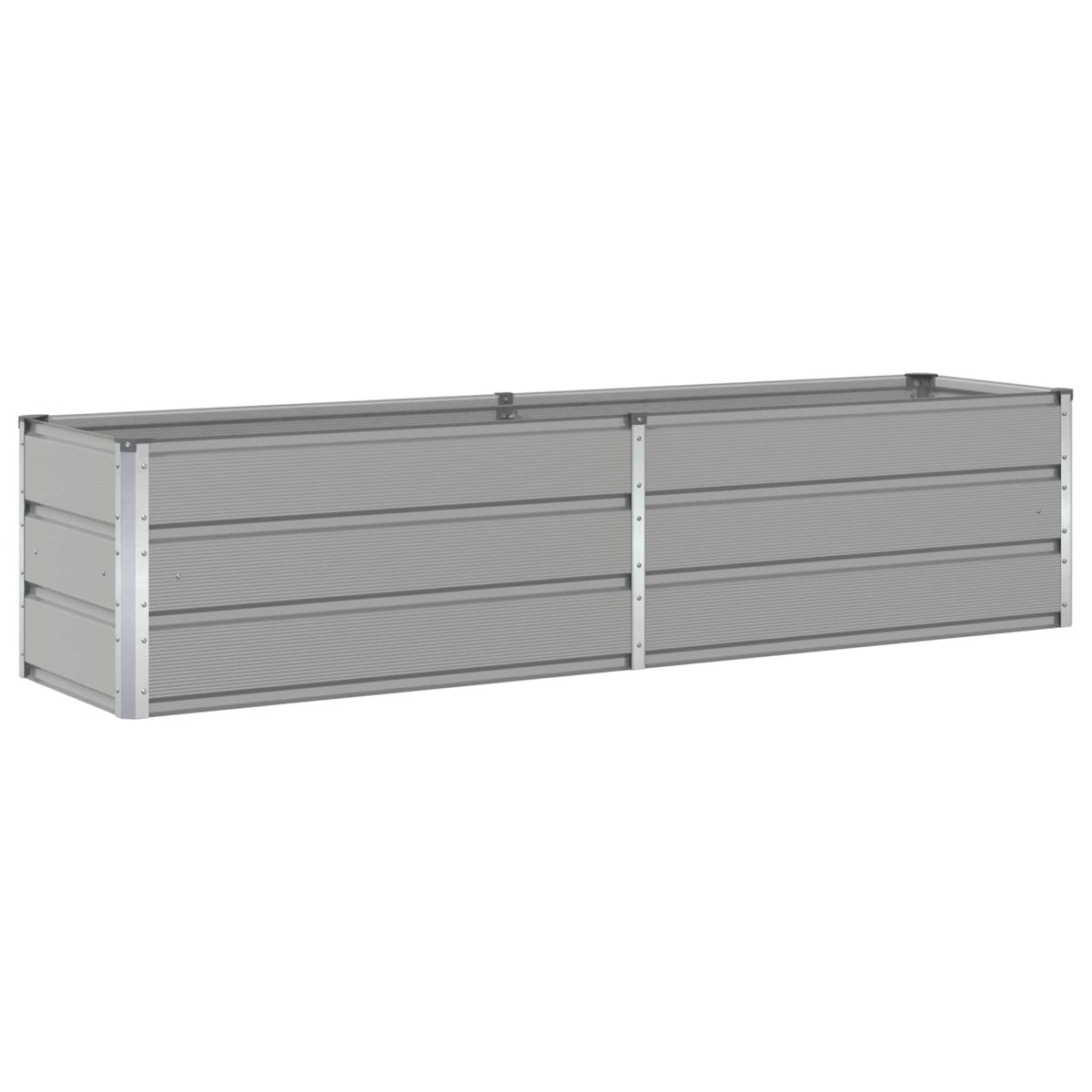 Planter Light Grey 480 x 50 x 45 cm Galvanised Steel