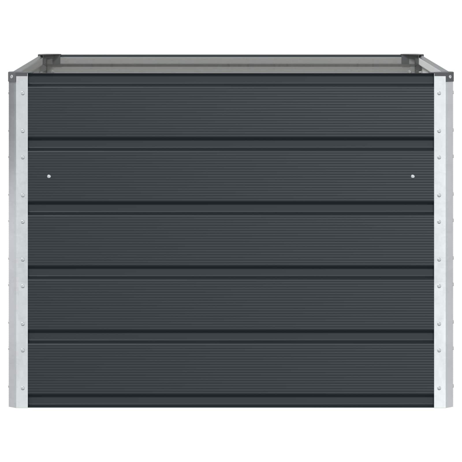 Planter Anthracite 100 x 100 x 75 cm Steel