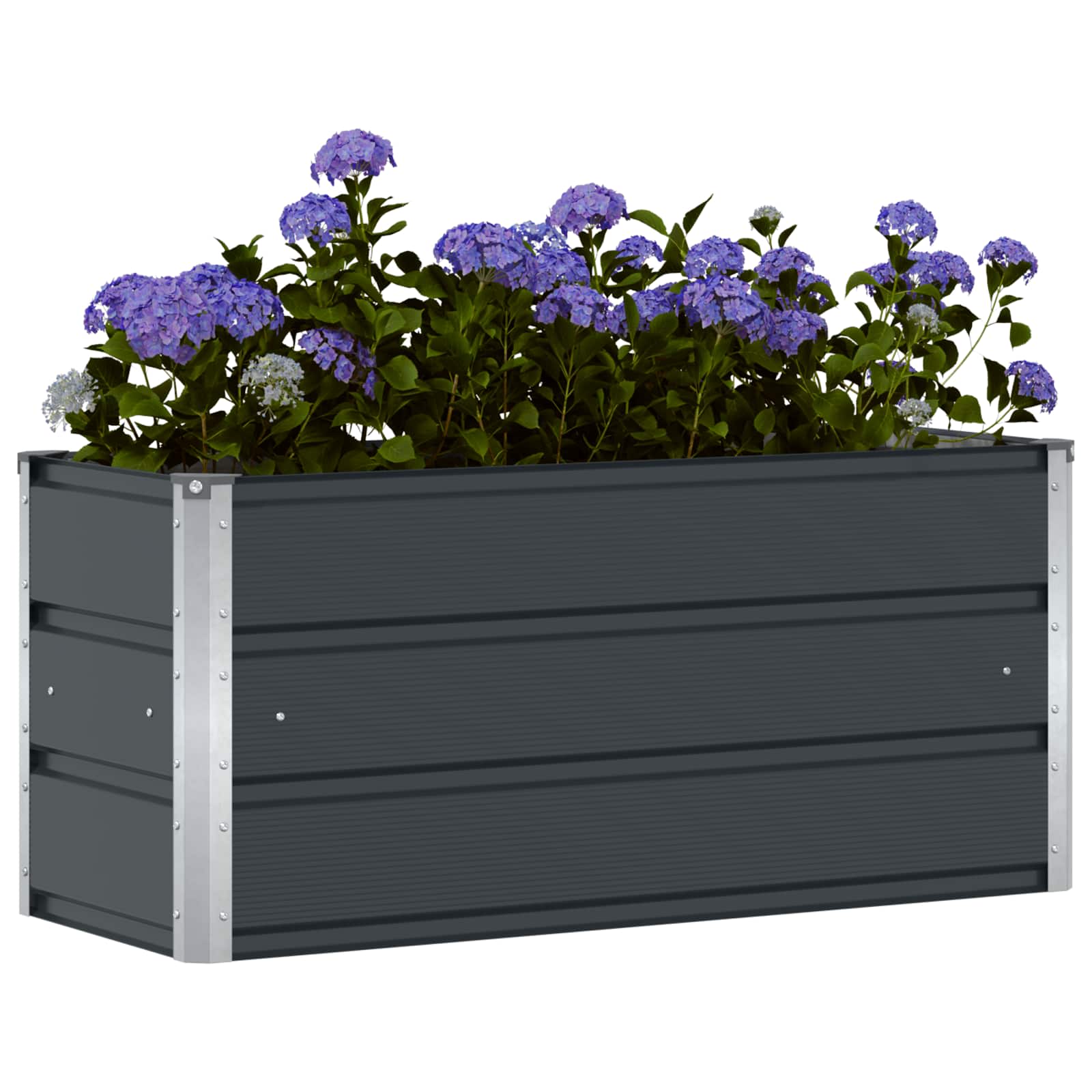 Planter Anthracite 100 x 40 x 45 cm Steel
