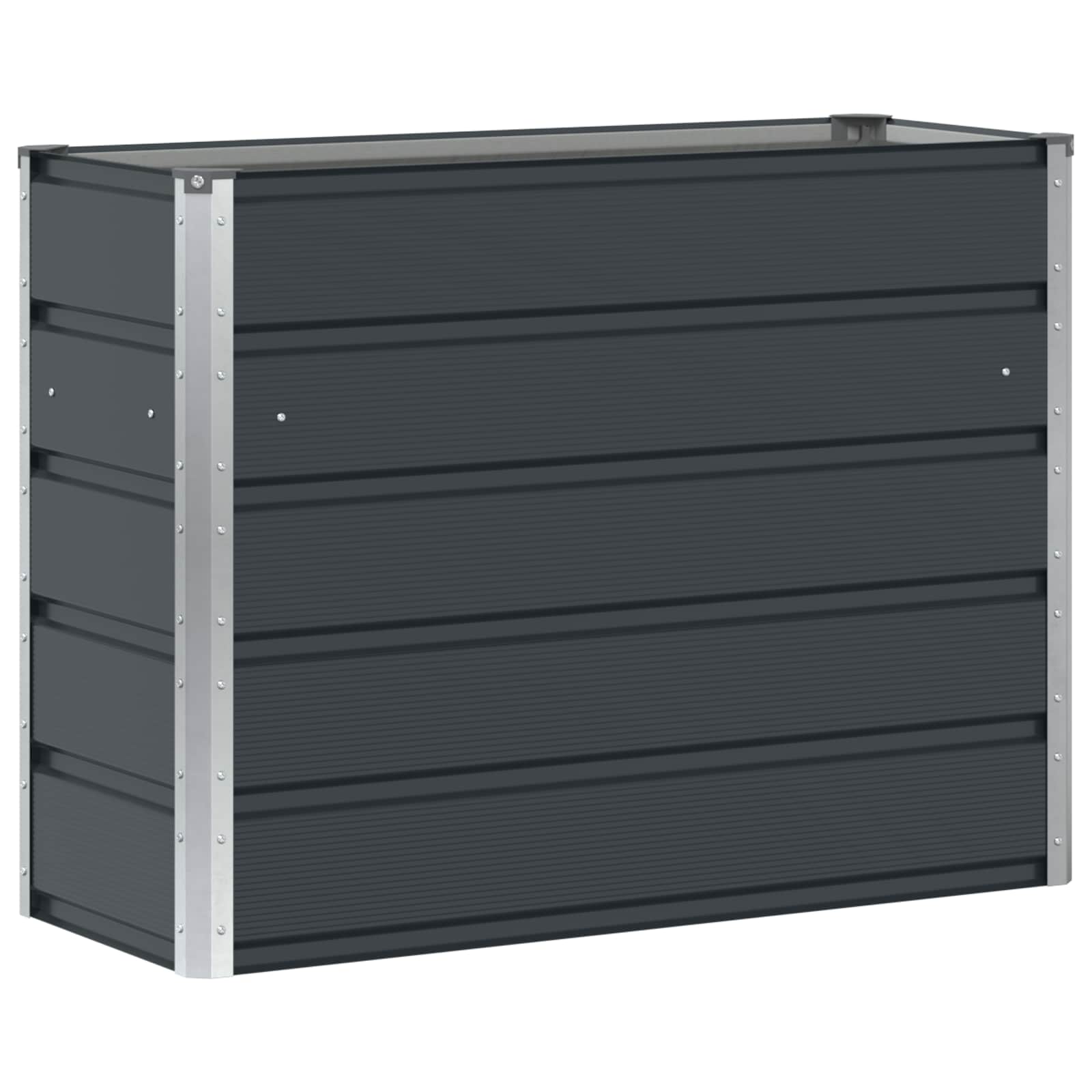 Planter Anthracite 100 x 40 x 75 cm Steel