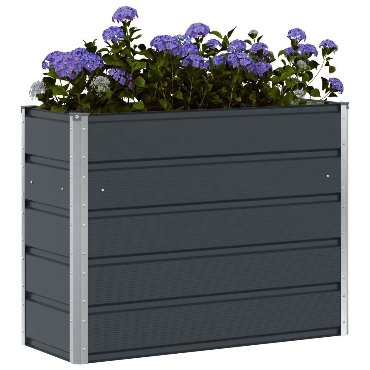 Planter Anthracite 100 x 40 x 75 cm Steel