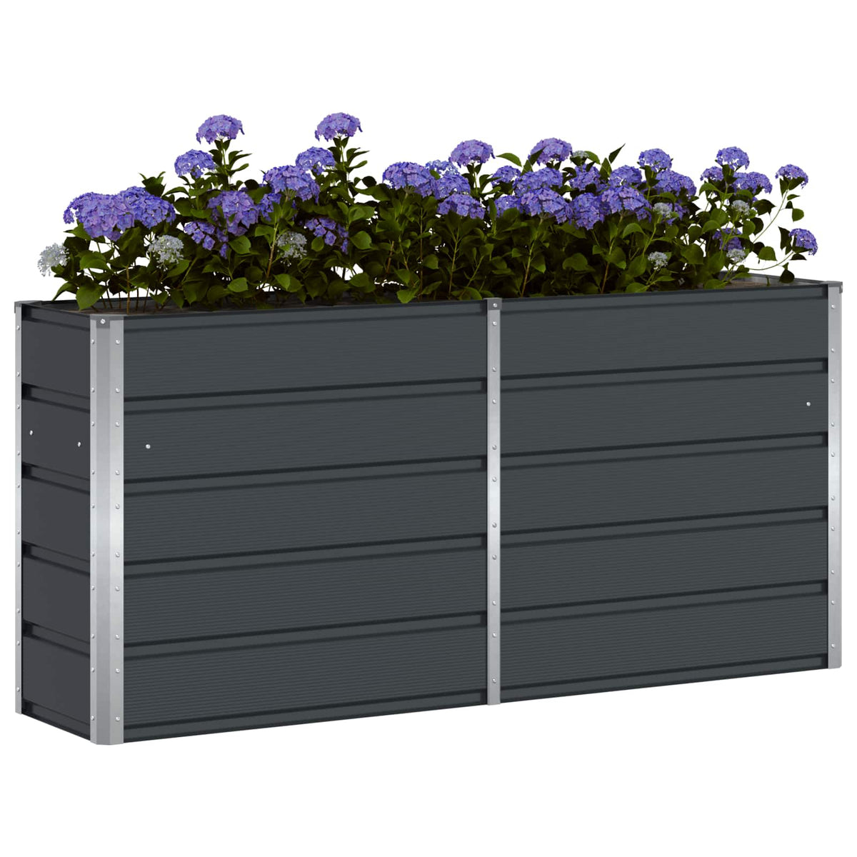 Planter Anthracite 160 x 40 x 75 cm Steel