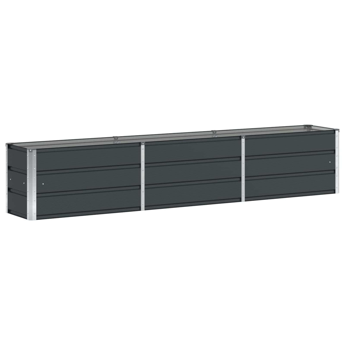 Planter Anthracite 240 x 40 x 45 cm Steel
