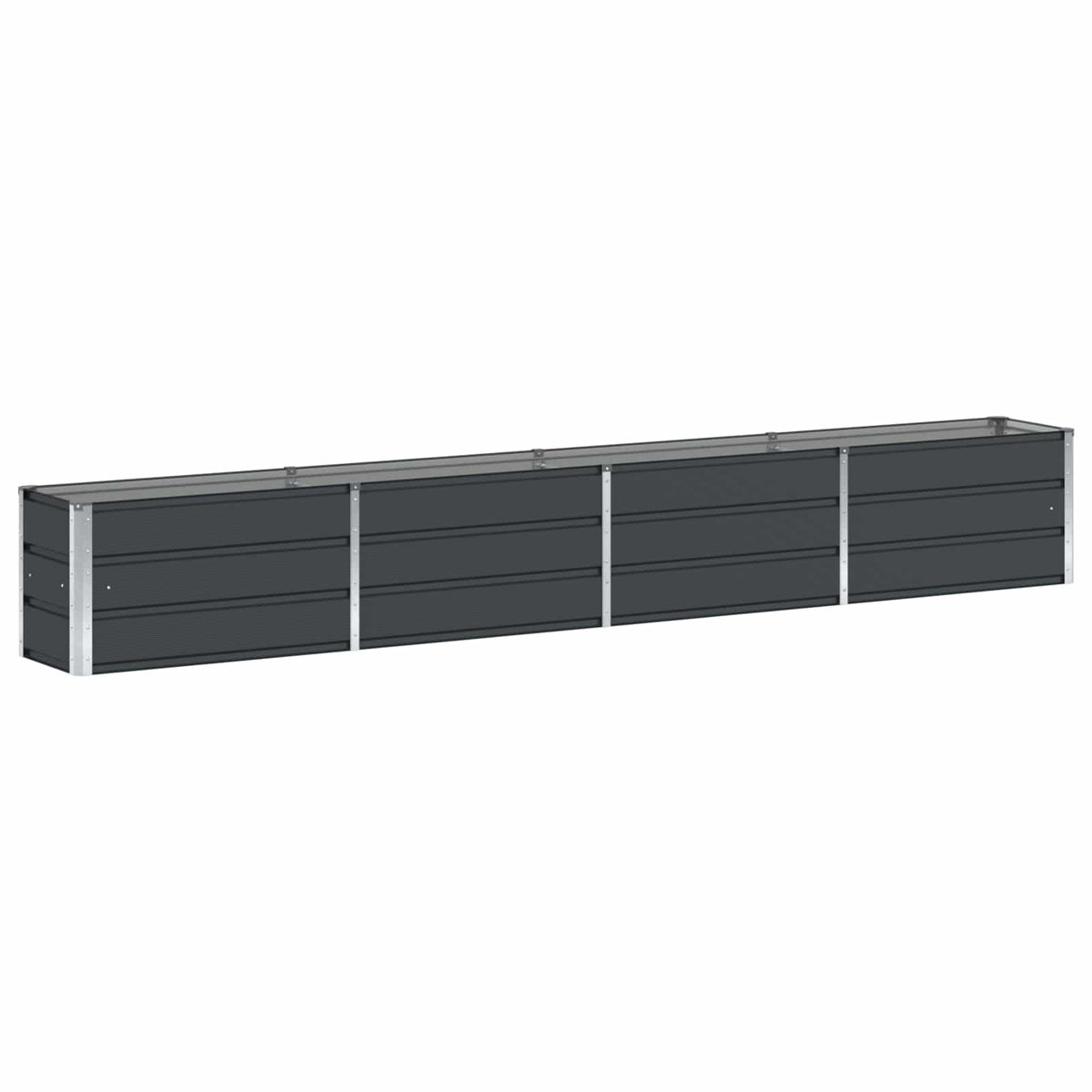 Planter Anthracite 320 x 40 x 45 cm Steel