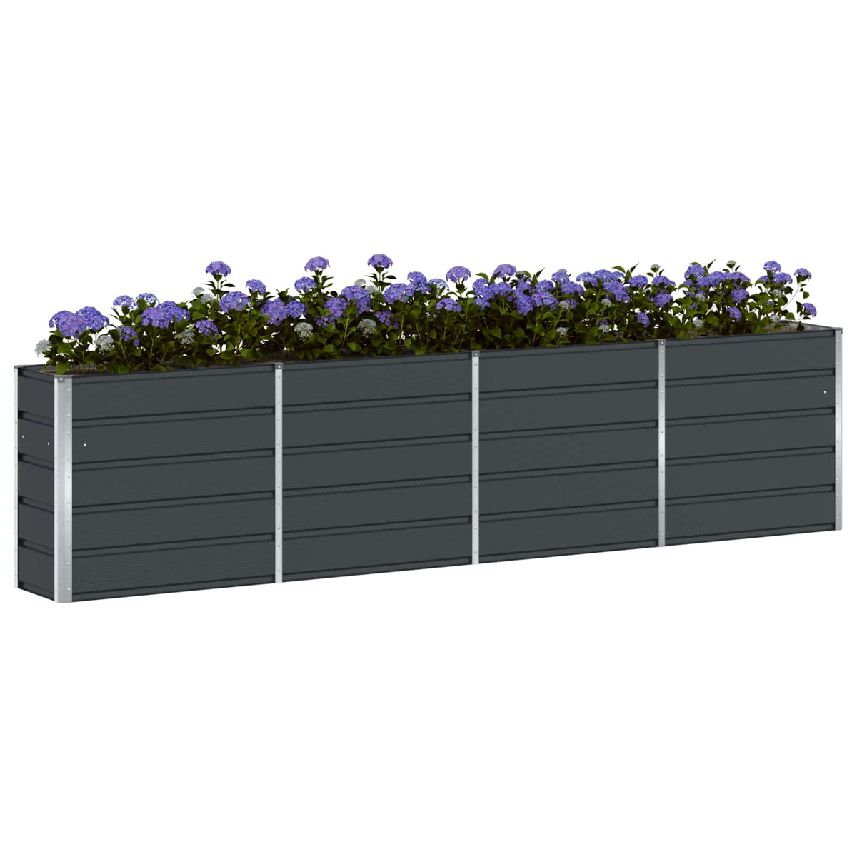 Planter Anthracite 160 x 40 x 75 cm Steel