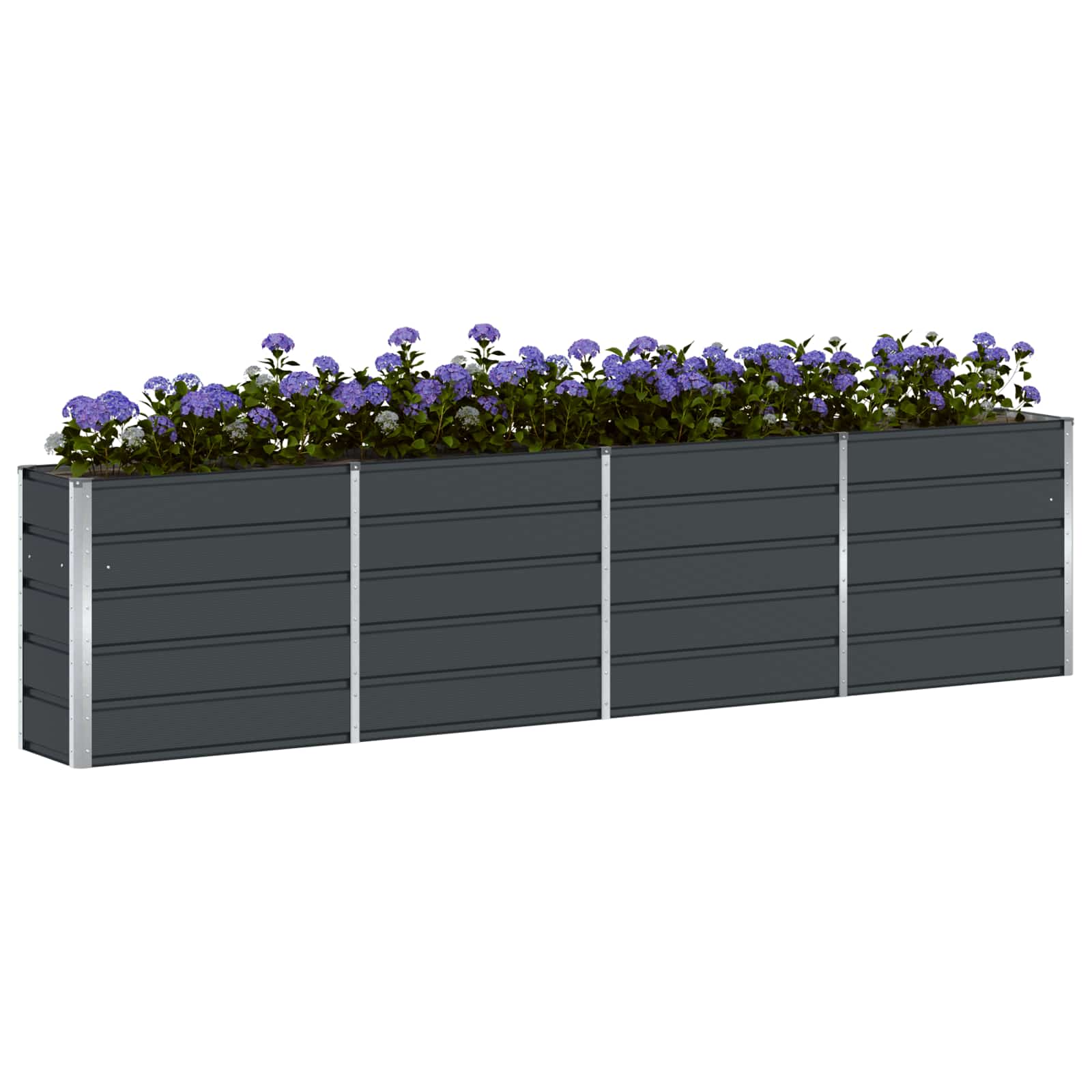 Planter Anthracite 160 x 40 x 75 cm Steel
