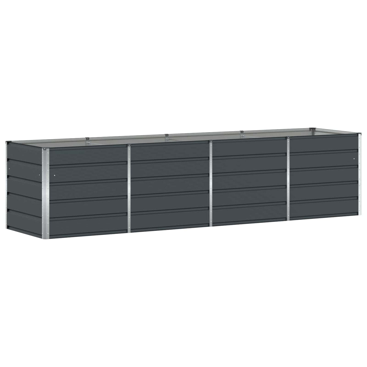 Planter Anthracite 240 x 80 x 75 cm Steel