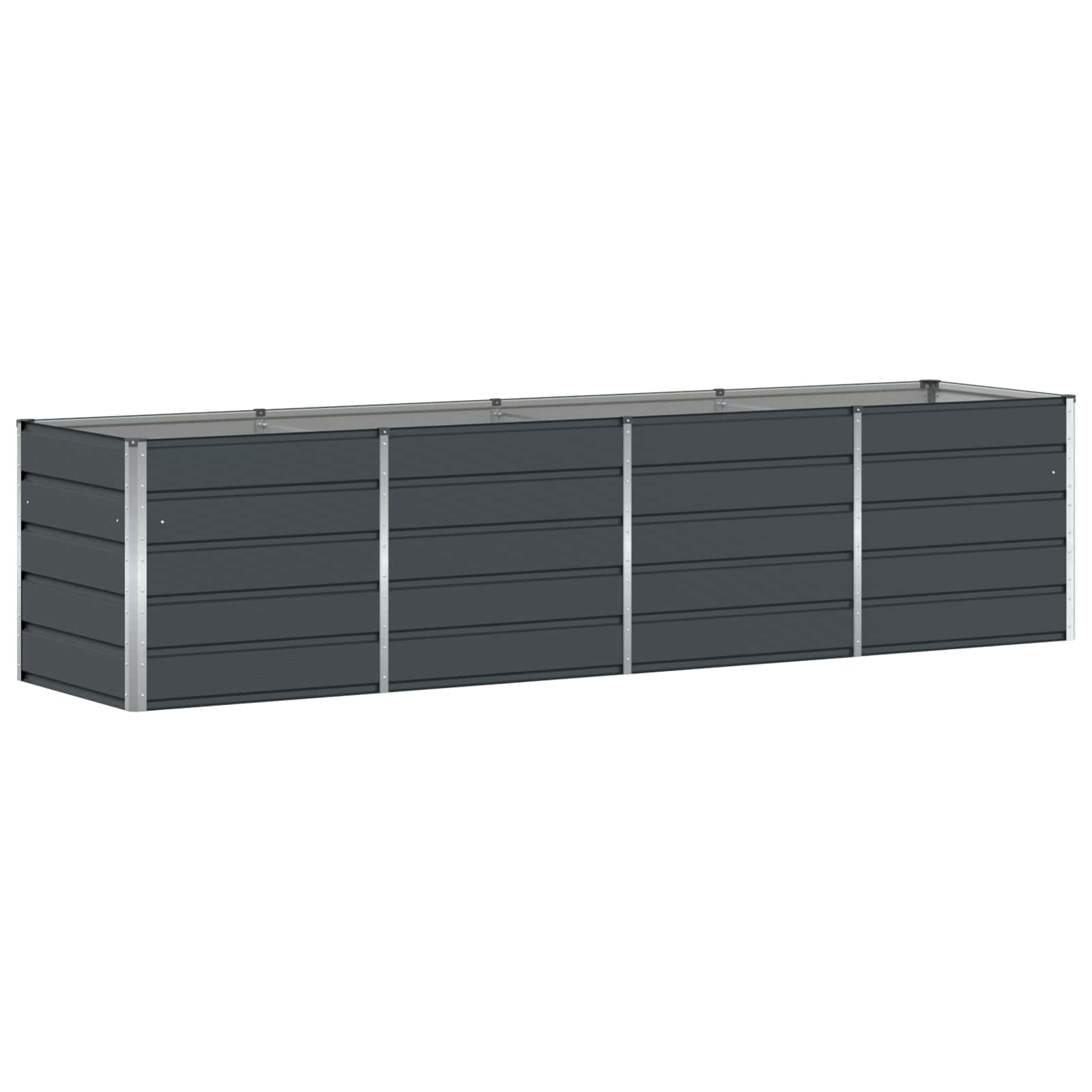 Planter Anthracite 240 x 80 x 75 cm Steel