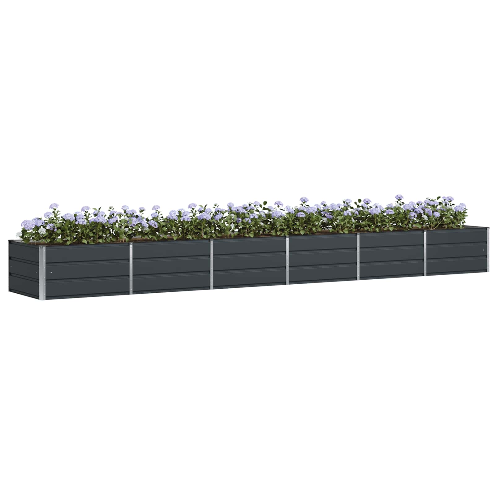 Planter Anthracite 480 x 80 x 45 cm Steel