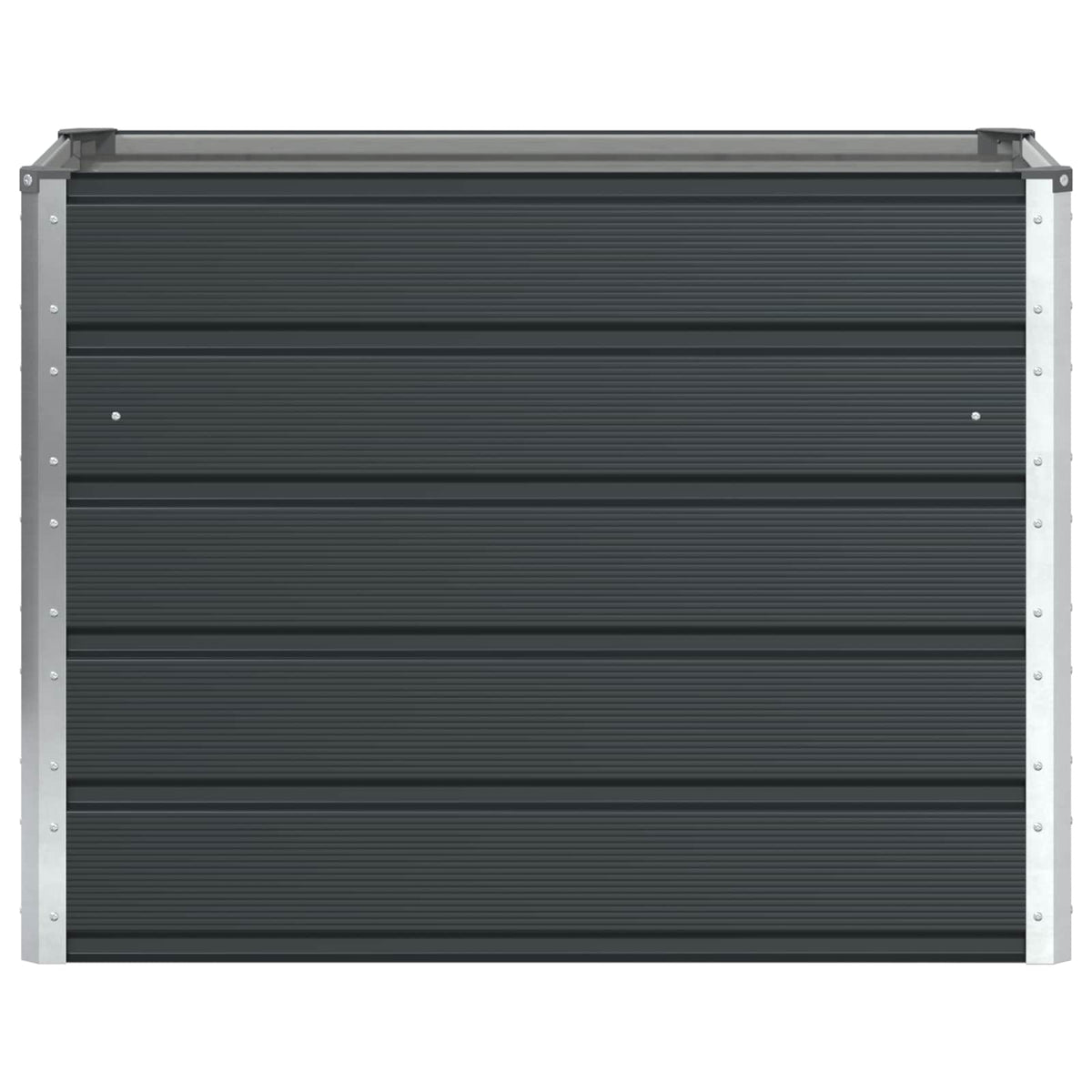 Planter Anthracite 100 x 50 x 75 cm Galvanised Steel