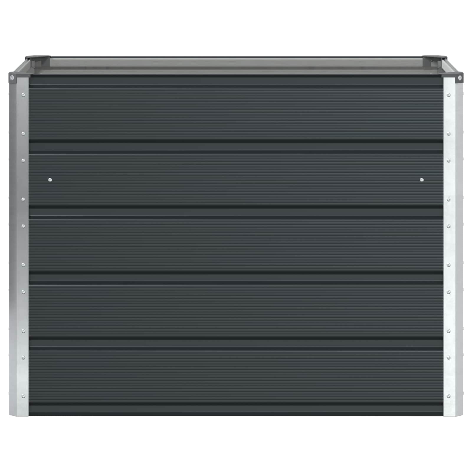 Planter Anthracite 100 x 50 x 75 cm Galvanised Steel