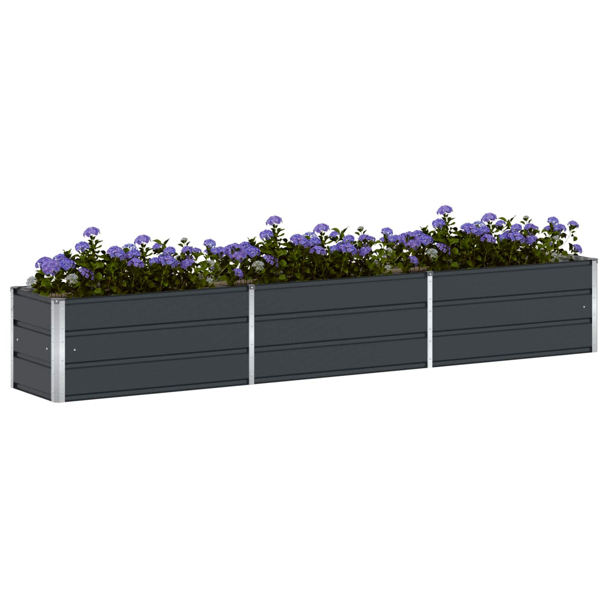 Planter Anthracite 480 x 50 x 45 cm Galvanised Steel