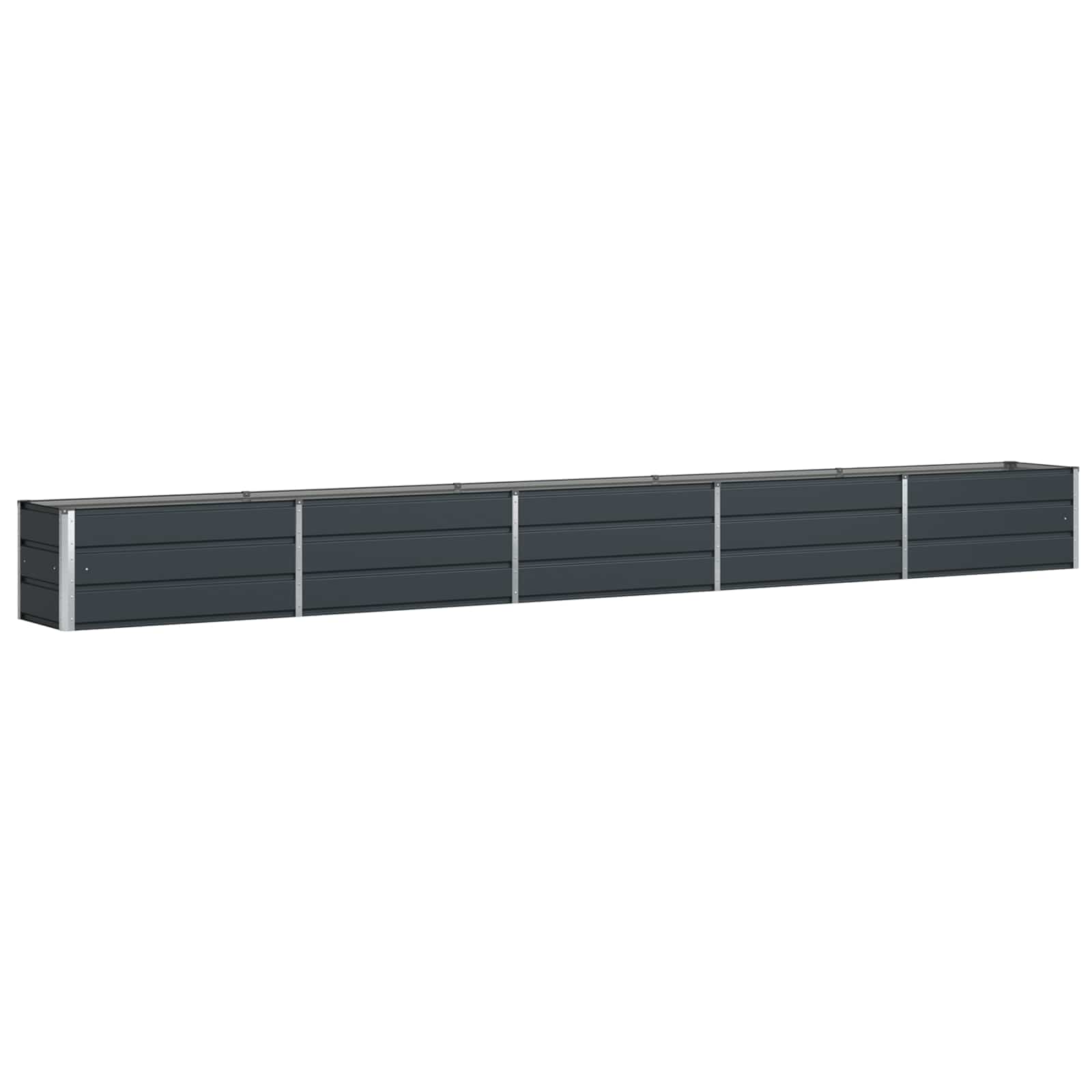 Planter Anthracite 480 x 50 x 45 cm Galvanised Steel