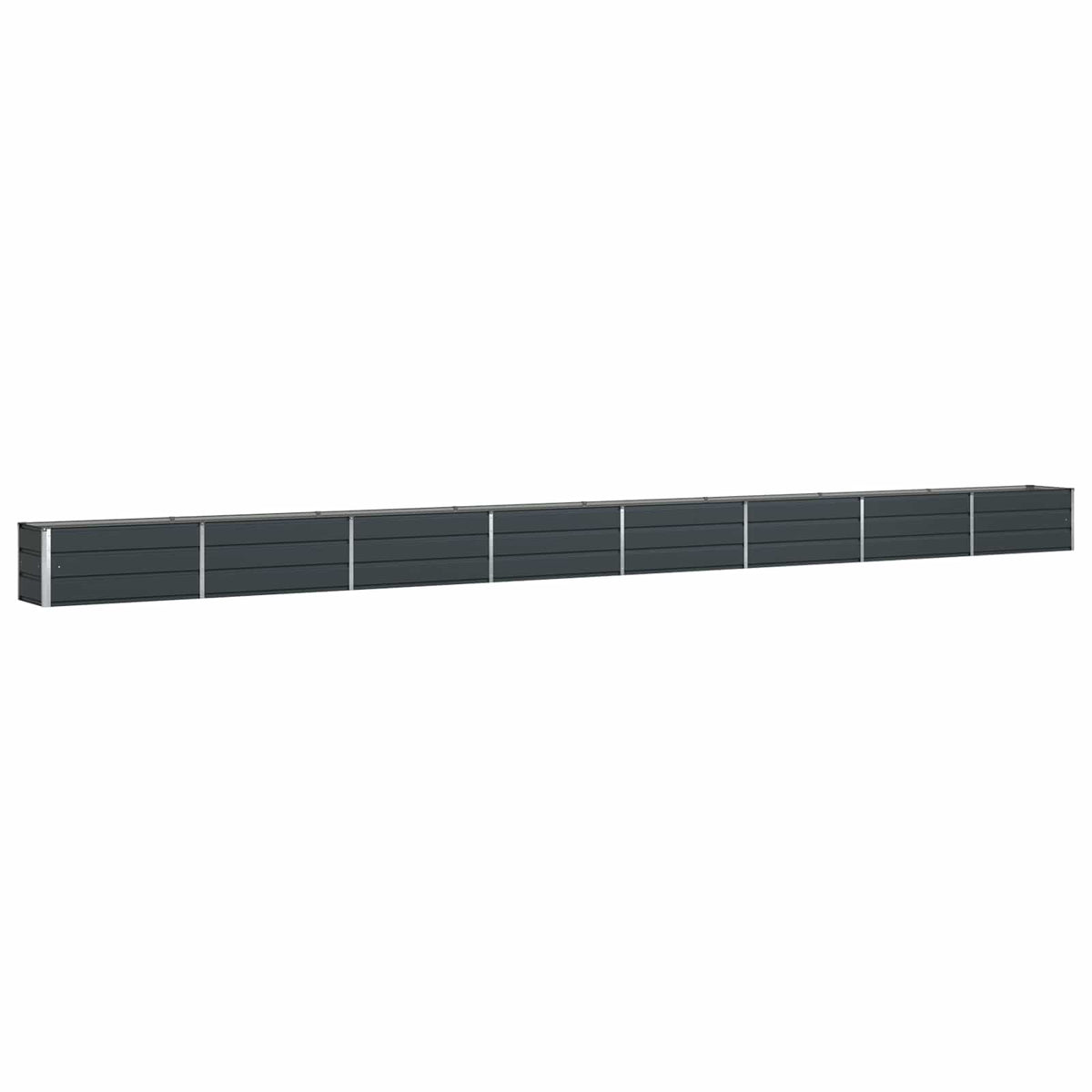 Planter Anthracite 770 x 50 x 45 cm Galvanised Steel
