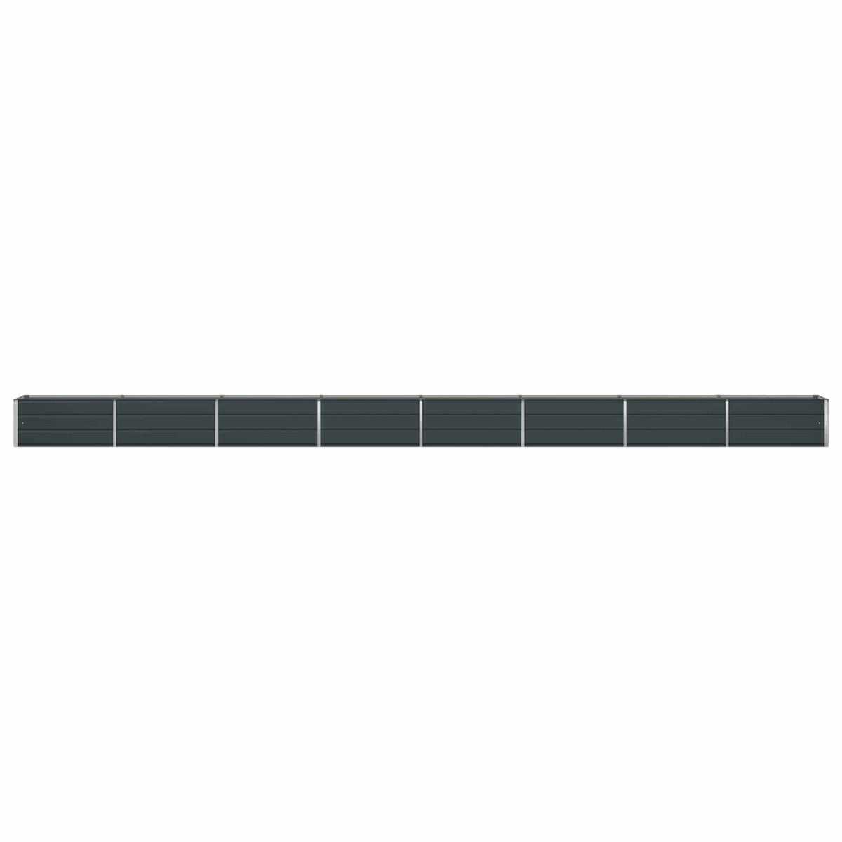 Planter Anthracite 770 x 50 x 45 cm Galvanised Steel