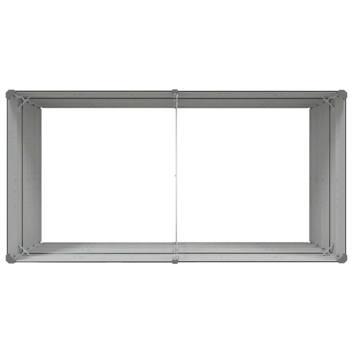 Planter Anthracite 195 x 100 x 75 cm Galvanised Steel