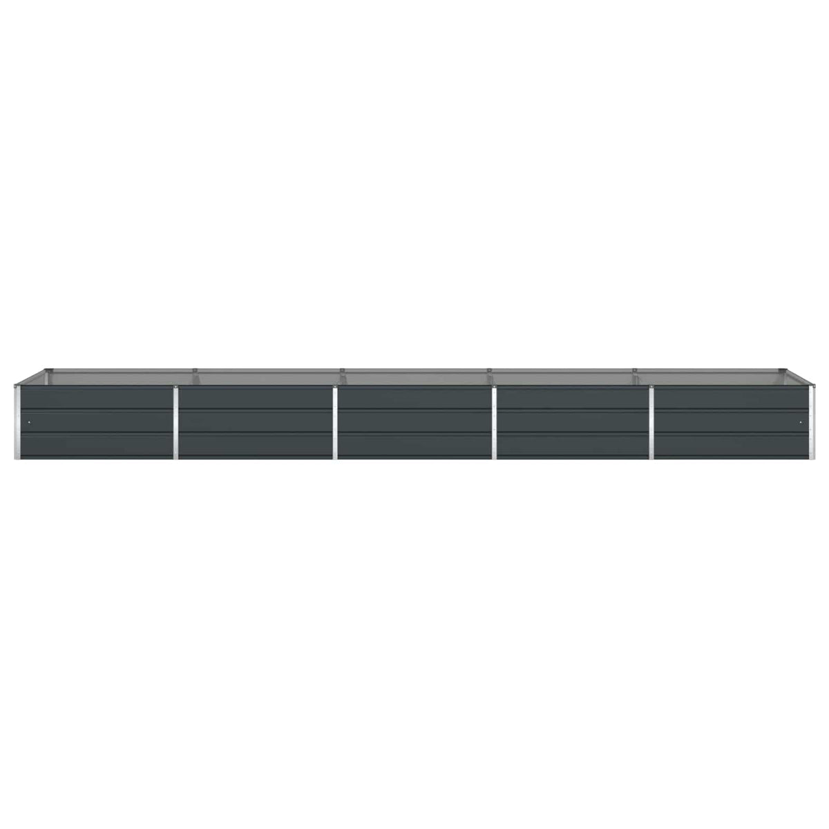 Planter Anthracite 480 x 100 x 45 cm Galvanised Steel