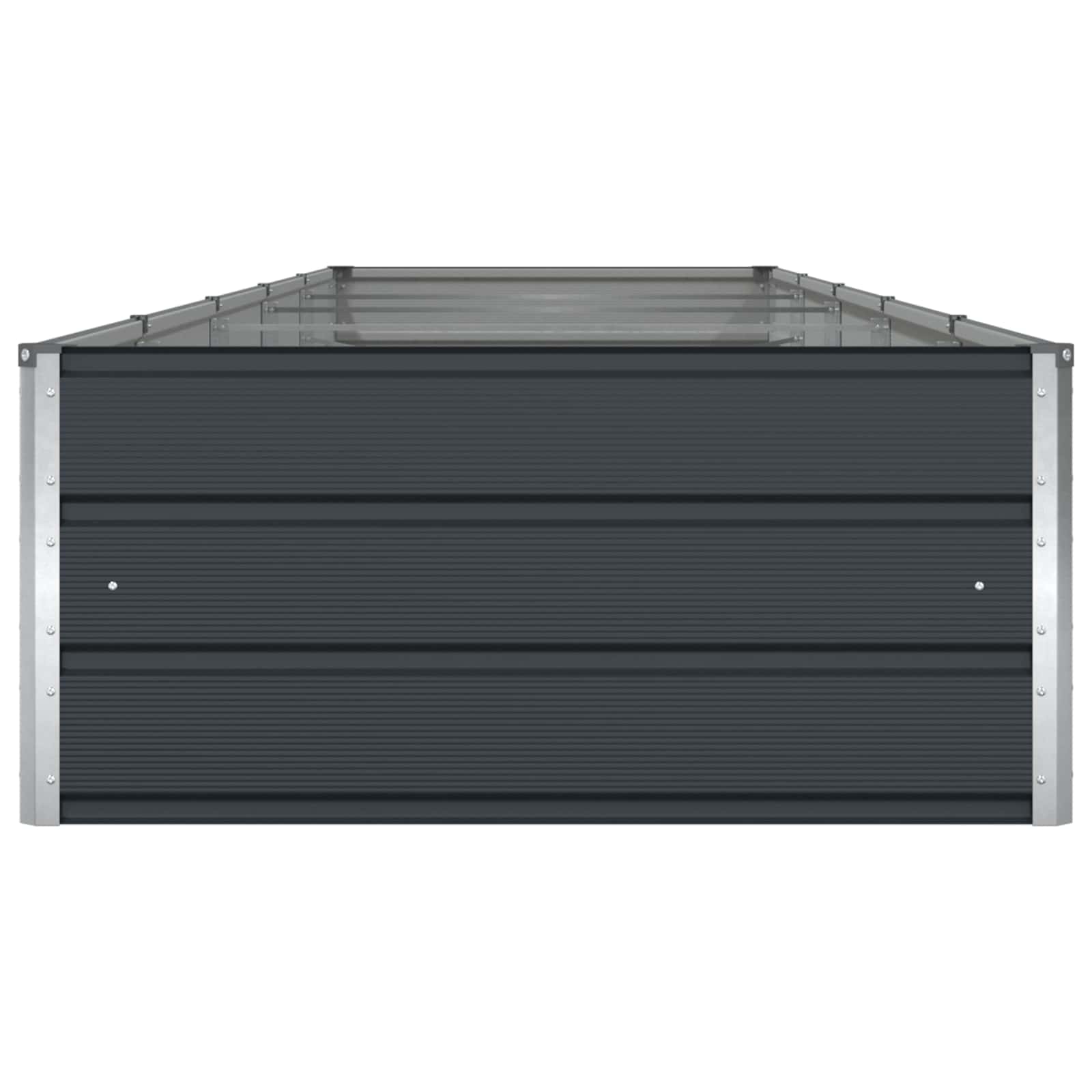 Planter Anthracite 480 x 100 x 45 cm Galvanised Steel