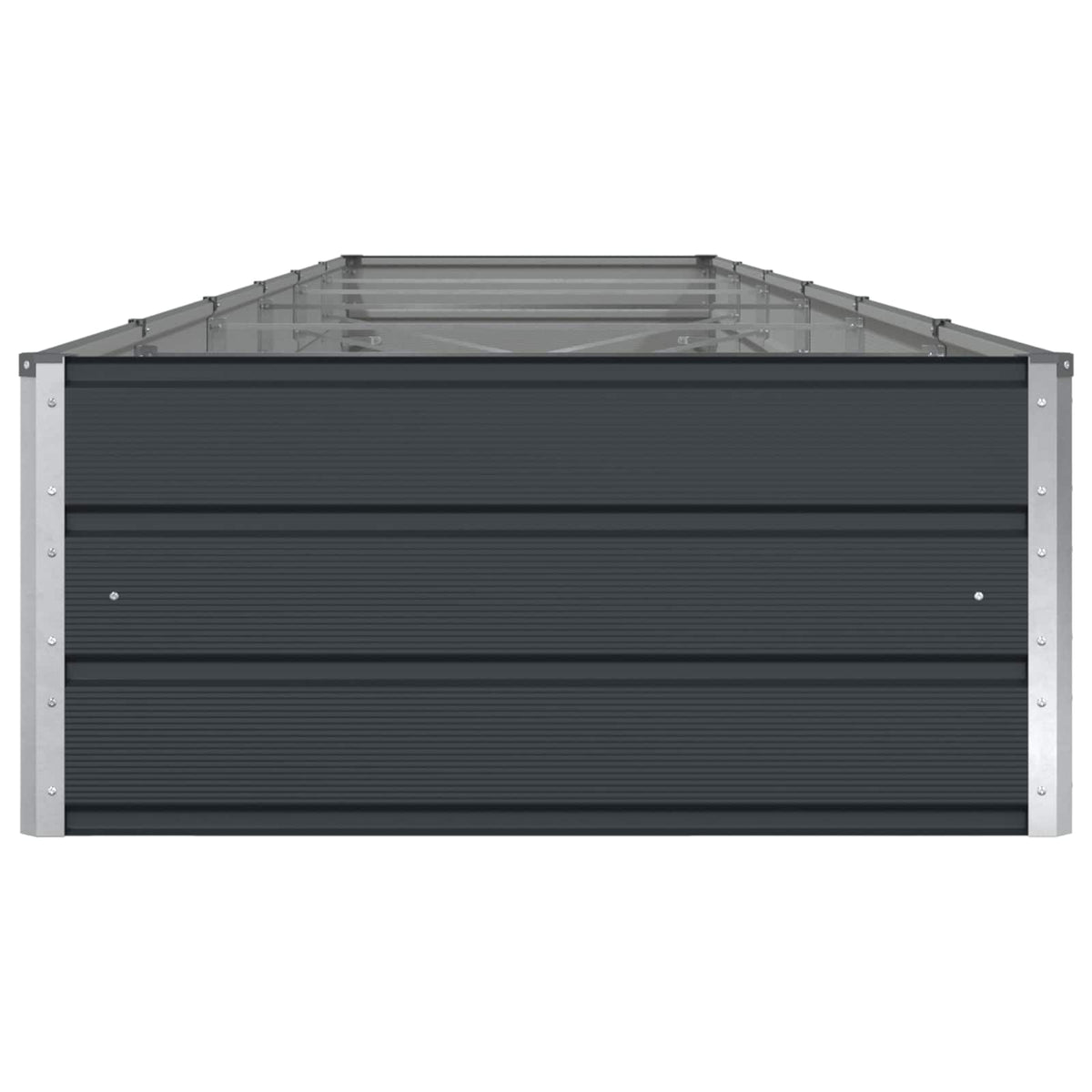 Planter Anthracite 580 x 100 x 45 cm Galvanised Steel