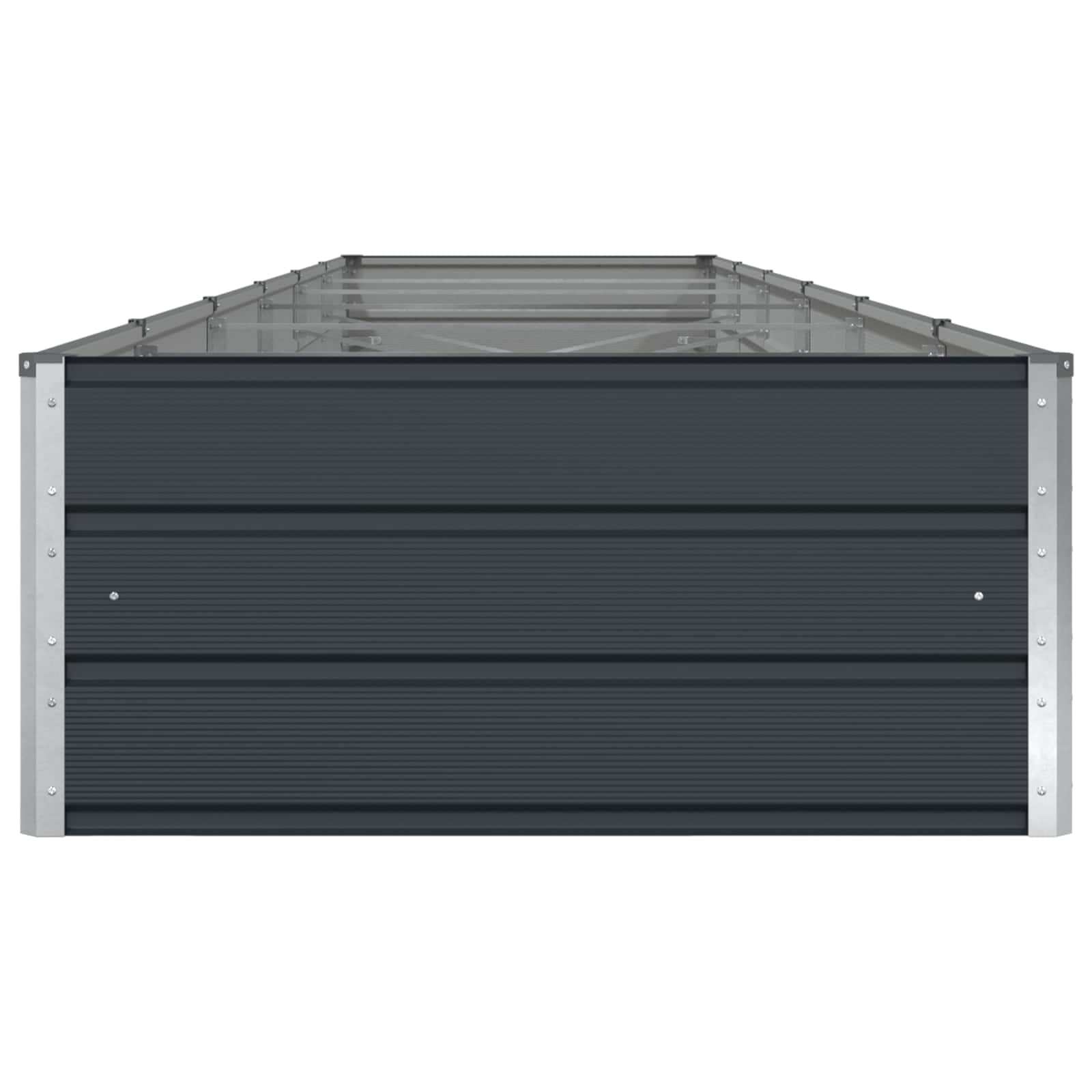 Planter Anthracite 580 x 100 x 45 cm Galvanised Steel