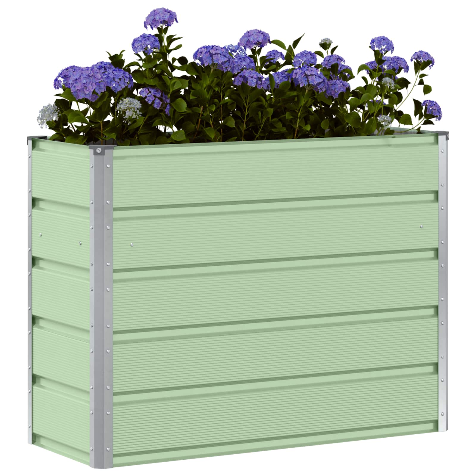 Planter Green 100 x 40 x 75 cm Steel