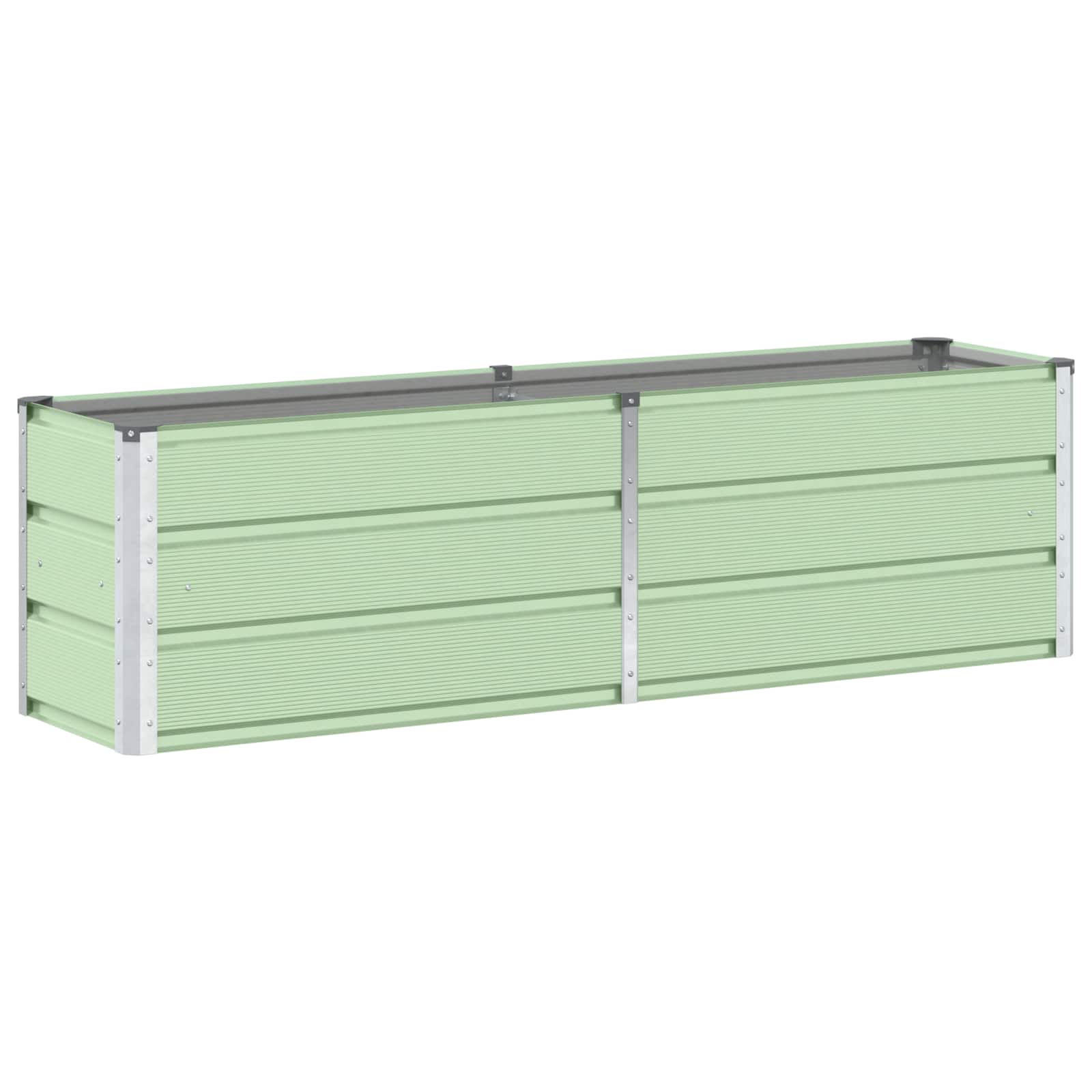 Planter Green 160 x 40 x 45 cm Steel