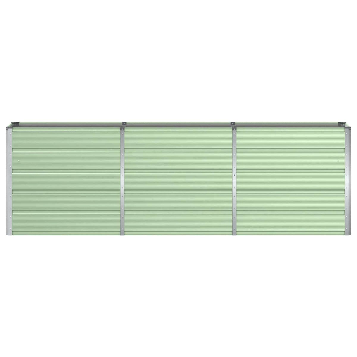 Planter Green 240 x 40 x 75 cm Steel